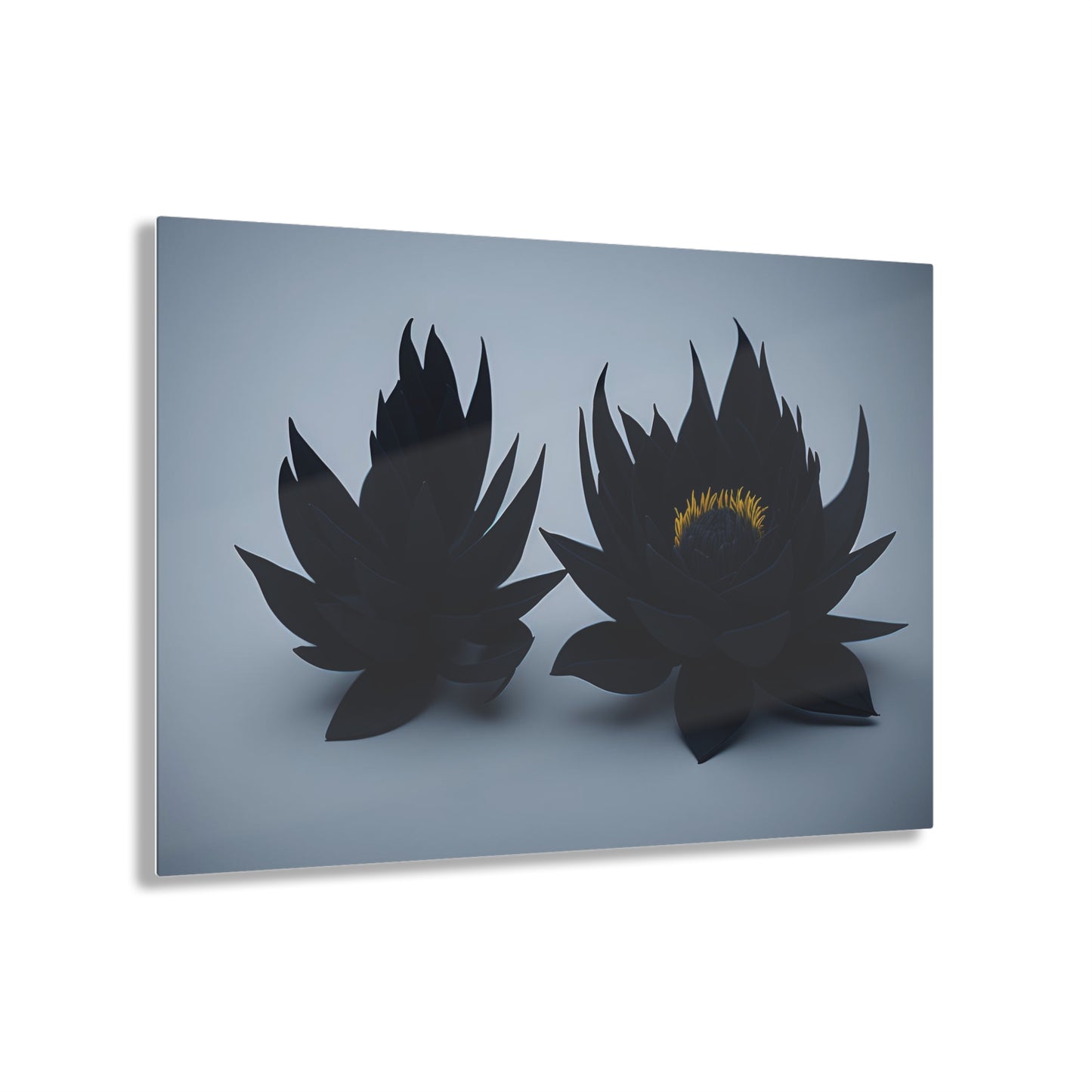 Dark Flower Acrylic Wall art Collection of Wall Art Panels portraying dark flowers with a gothic theme for those dark art lovers 5/6