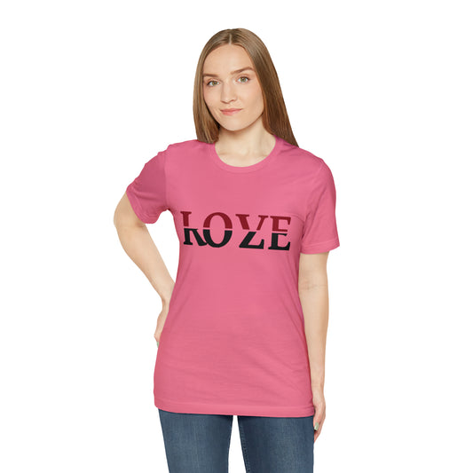 Love Roze unisex jersey short sleeve tee available in 7 gorgeous colors