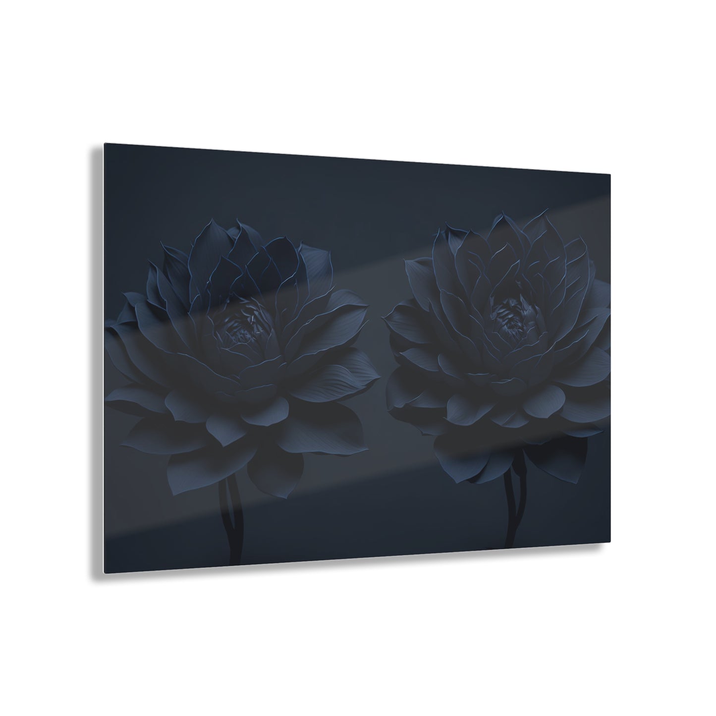 Darkest Flower Acrylic Wall art Collection of Wall Art Panels portraying dark flowers with a gothic theme for those dark art lovers 3/6