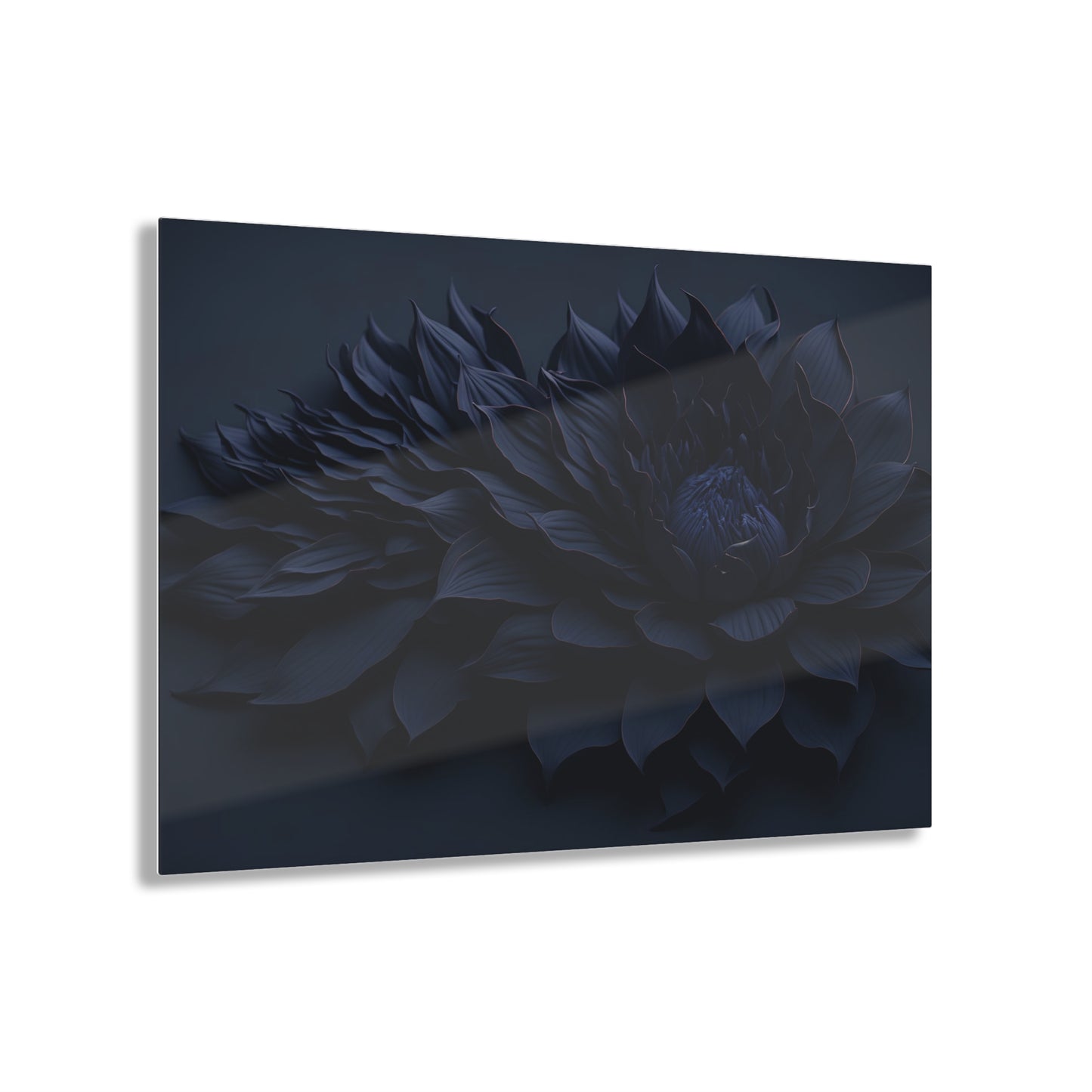 Darkest Flower Acrylic Wall art Collection of Wall Art Panels portraying dark flowers with a gothic theme for those dark art lovers 1/6