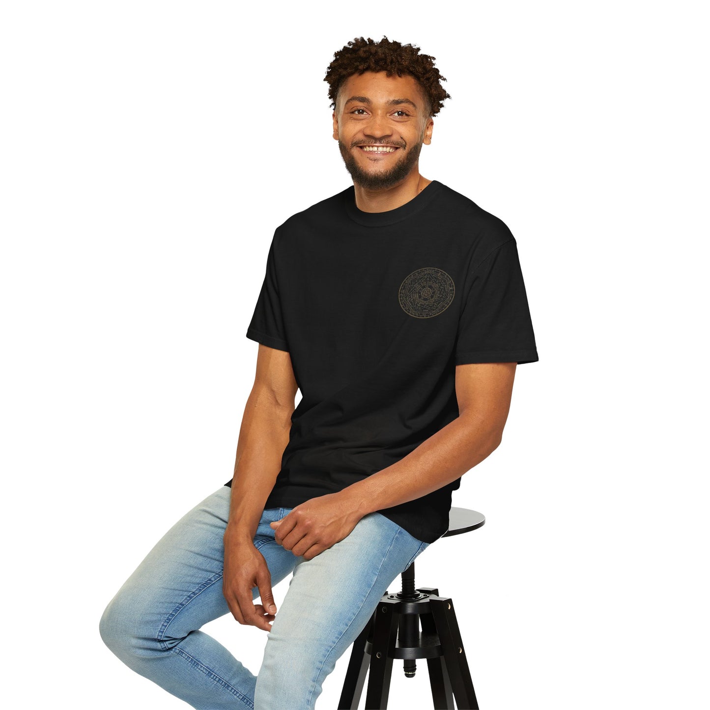 Garment-Dyed Graphic T-Shirt for Mystics | Cool Unisex Tee | Vintage Style | Festival Clothing | Unique Gift