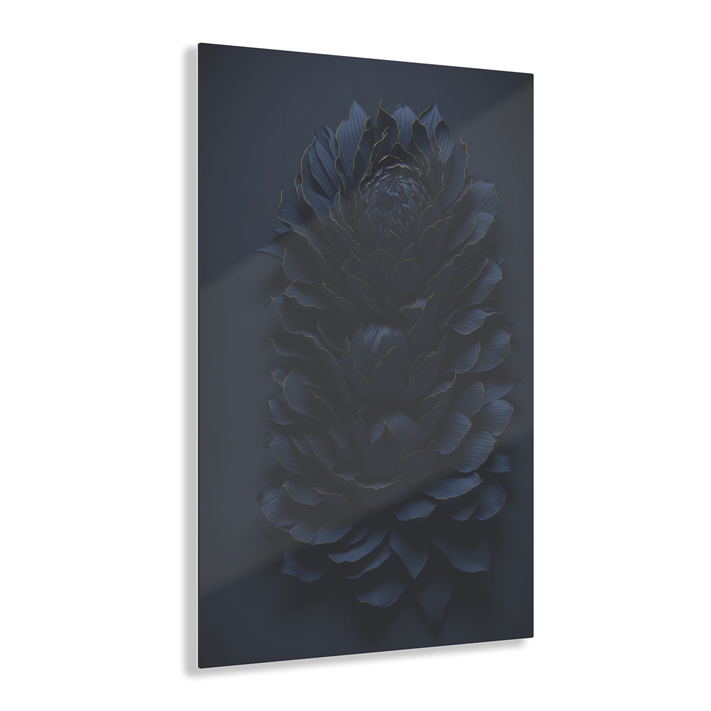 Darkest Flower Acrylic Wall art Collection of Wall Art Panels portraying dark flowers with a gothic theme for those dark art lovers 4/6