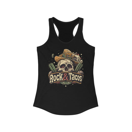 Rock & Taco's by Duane Tyree Women's Ideal Racerback Tank