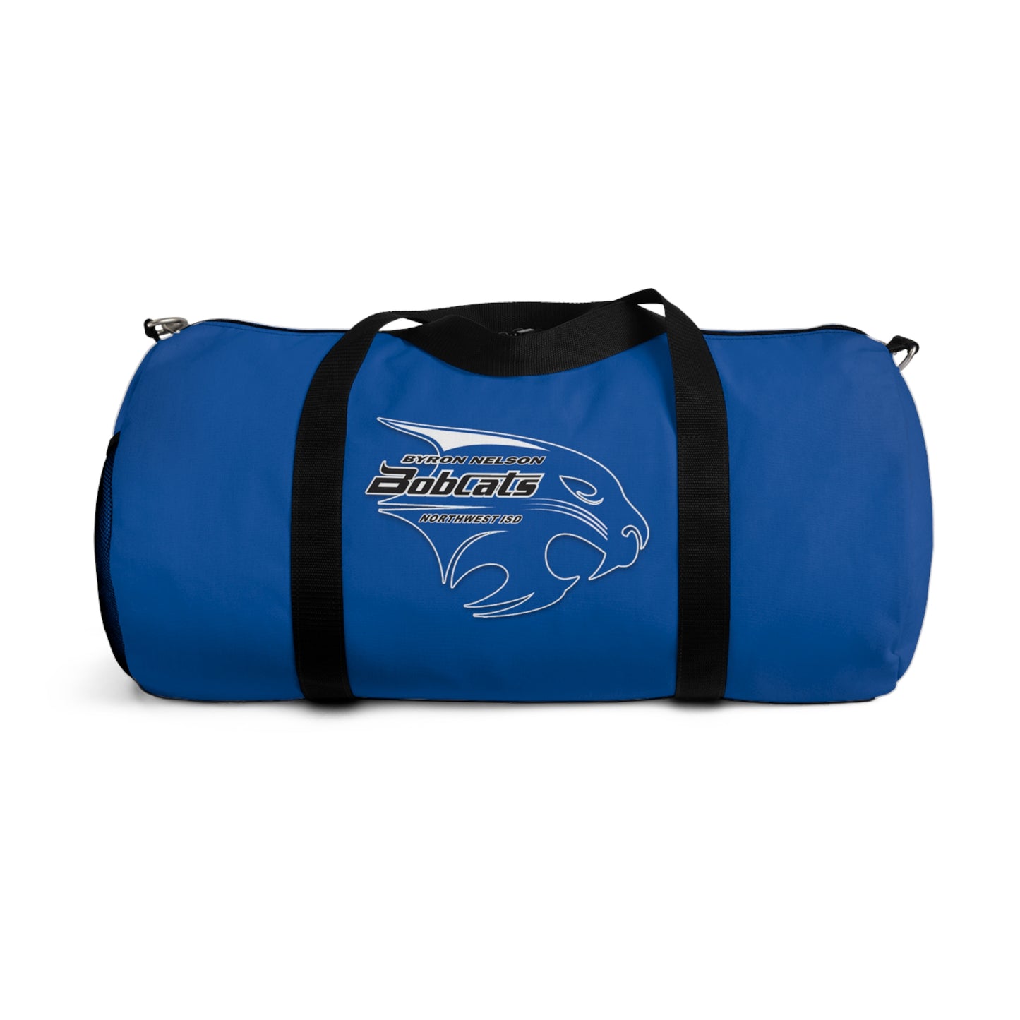 Byron Nelson Bobcats NWISD Duffel Bag available in 2 sizes for showing team spirit on and off of the field.