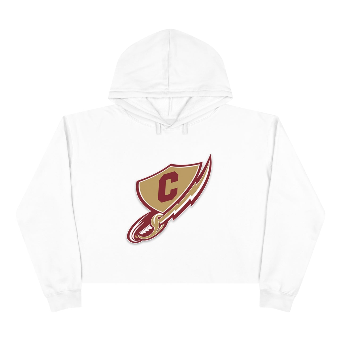 Keller High School Central Chargers Crop Hoodie Available in 3 colors for showing team spirit in style