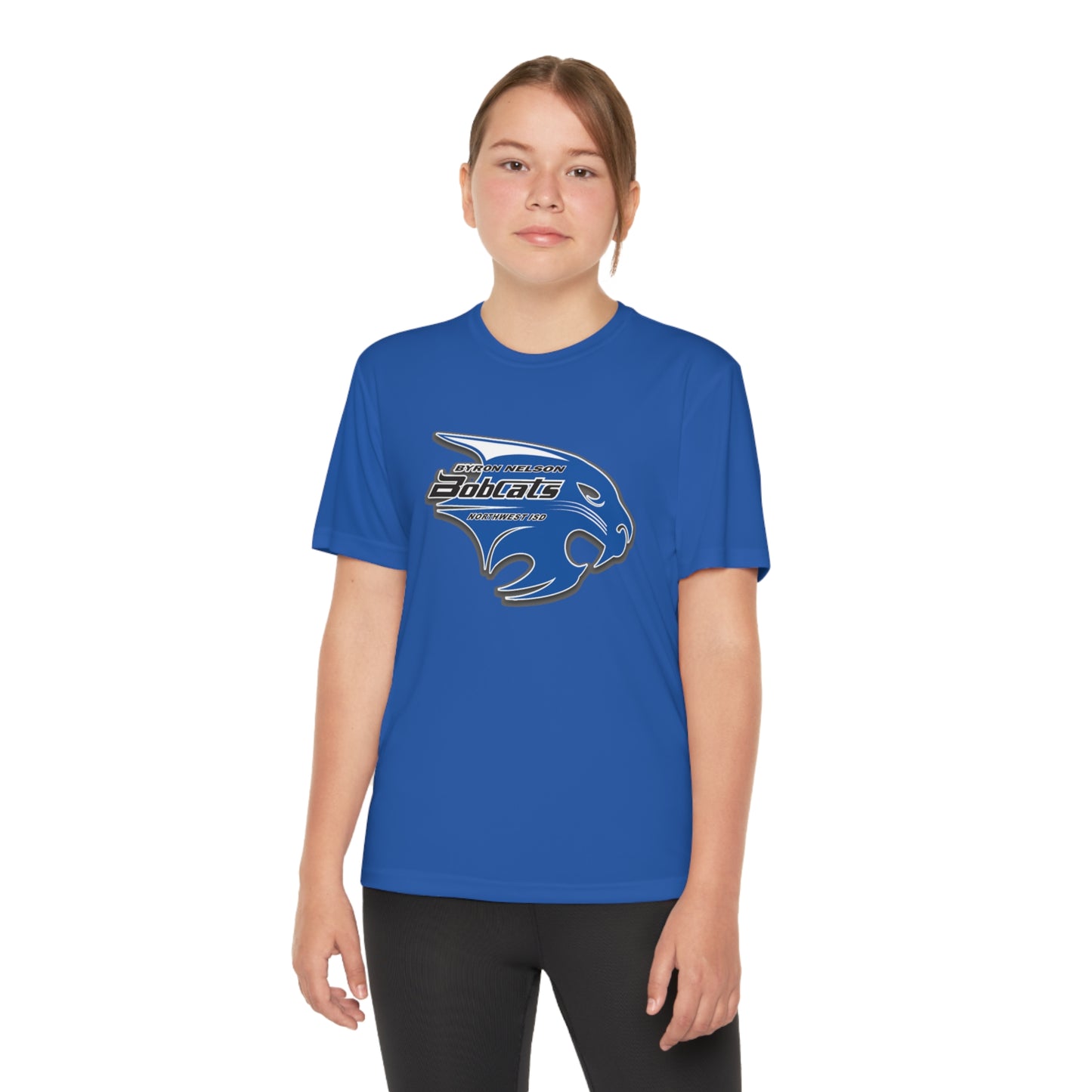 Byron Nelson Bobcats Youth Competitor Tee Keller NWISD Athletic fitting sports Tee