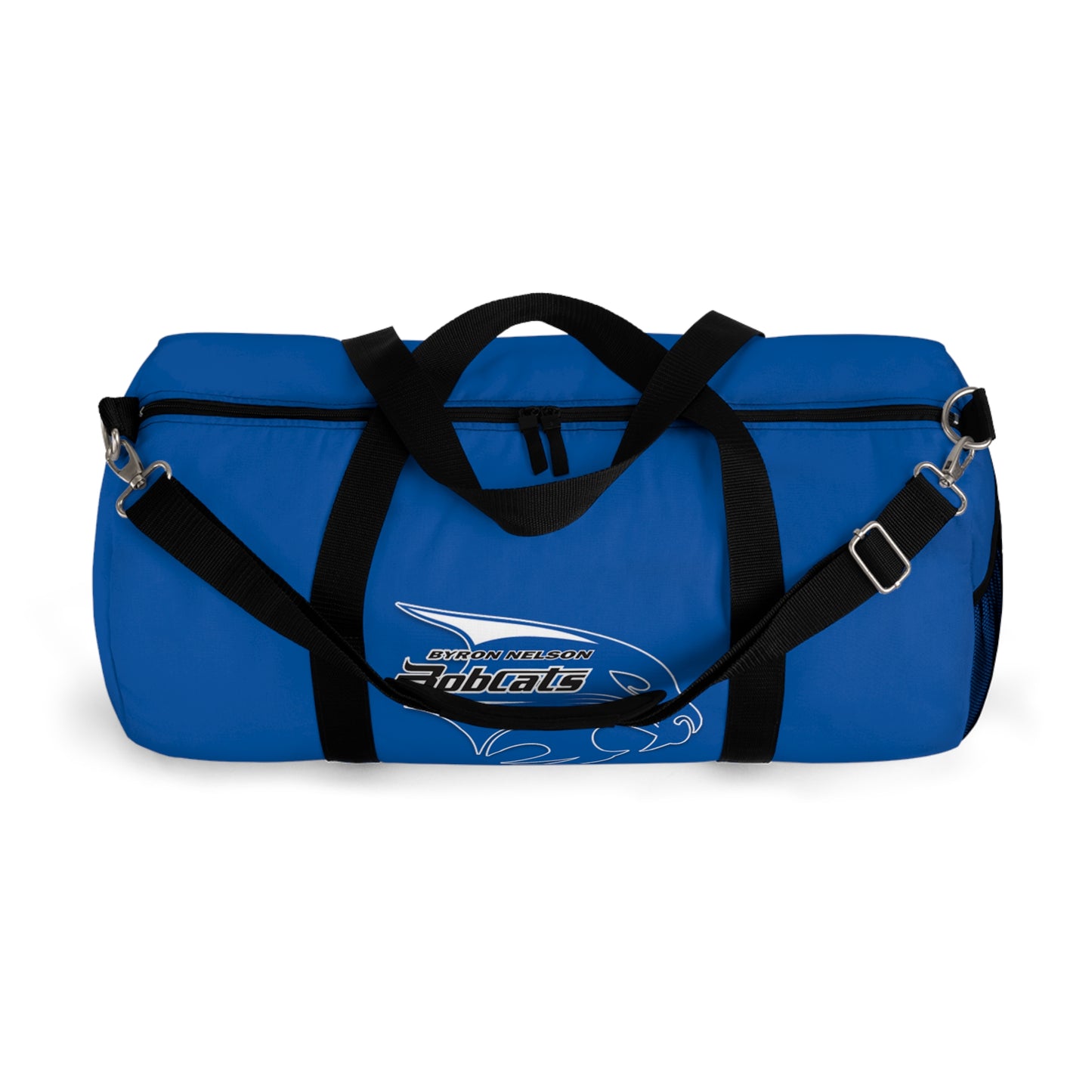 Byron Nelson Bobcats NWISD Duffel Bag available in 2 sizes for showing team spirit on and off of the field.