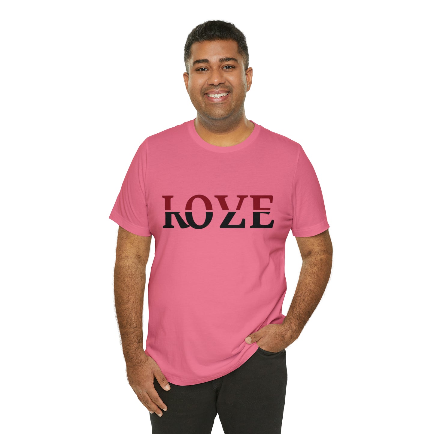 Love Roze unisex jersey short sleeve tee available in 7 gorgeous colors