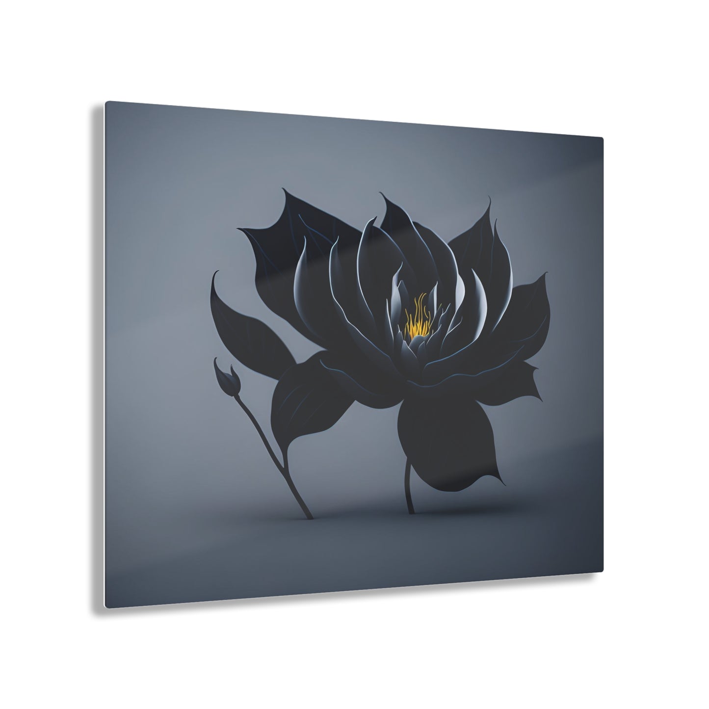 Dark Flower Acrylic Wall art Collection of Wall Art Panels portraying dark flowers with a gothic theme for those dark art lovers 4/6