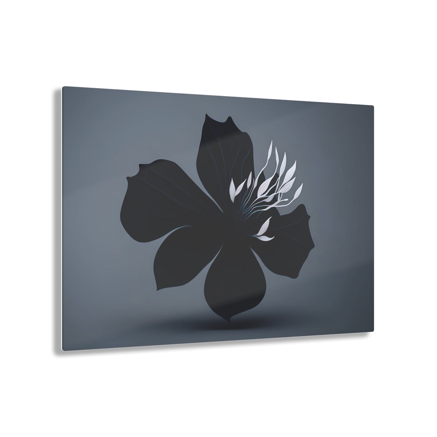 Dark Flower Acrylic Wall art Collection of Wall Art Panels portraying dark flowers with a gothic theme for those dark art lovers 3/6