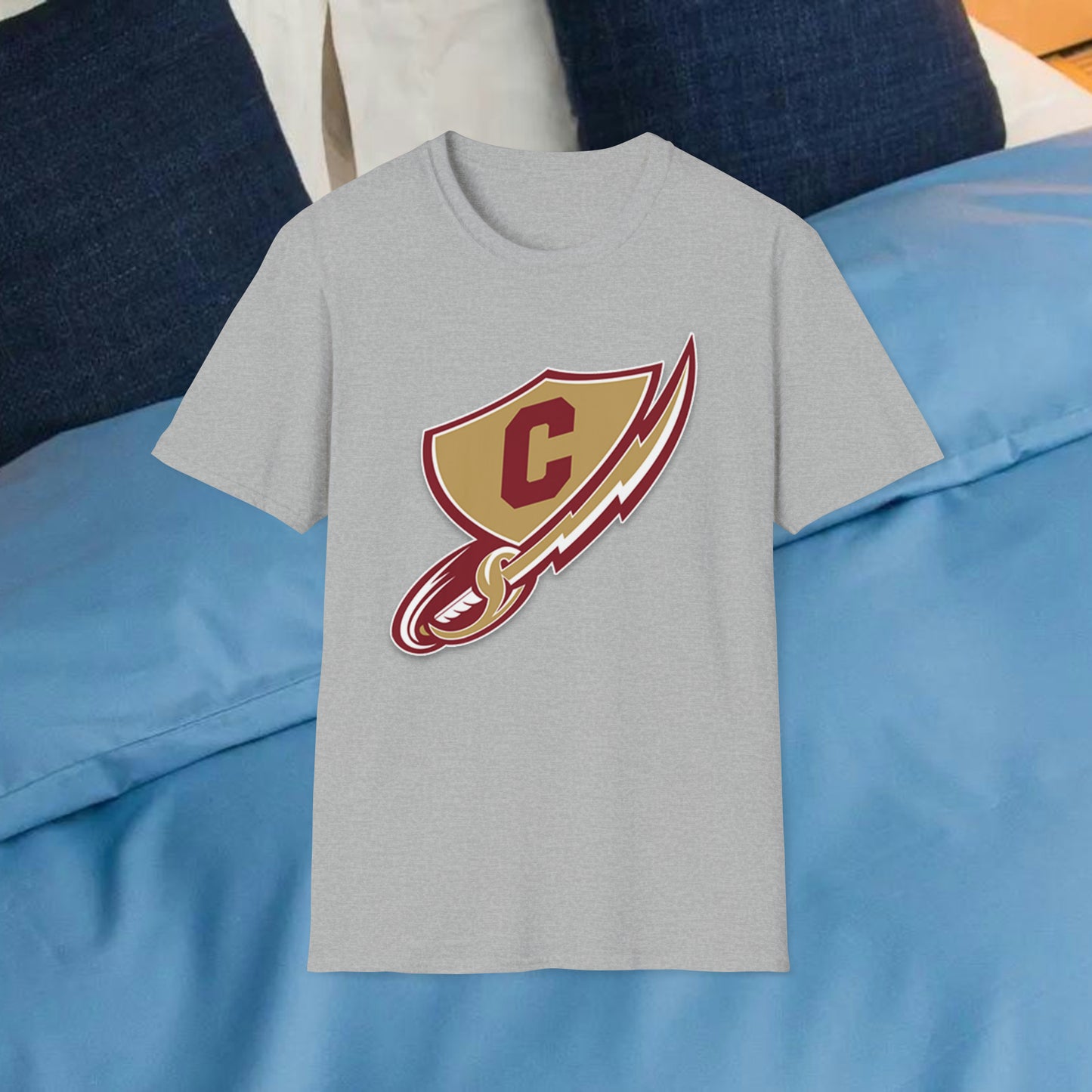 Keller Central Chargers high school Adult sized Unisex Softstyle T-Shirt for NWISD NISD in Keller