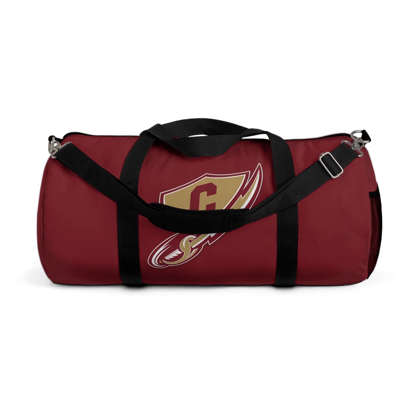 Keller High School Central Chargers Duffel Bag available in 2 sizes for showing team spirit on and off of the field.