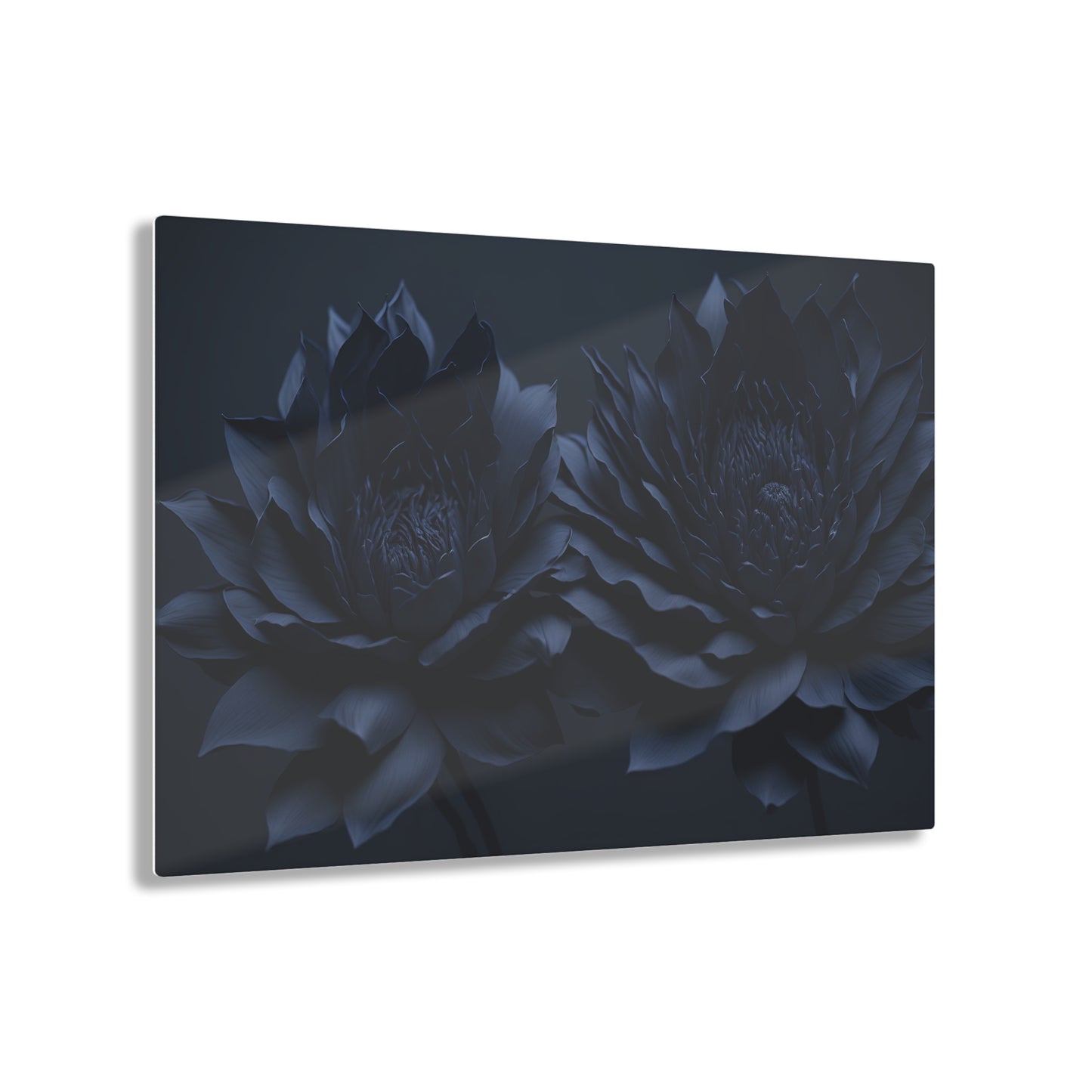 Darkest Flower Acrylic Wall art Collection of Wall Art Panels portraying dark flowers with a gothic theme for those dark art lovers 4/6