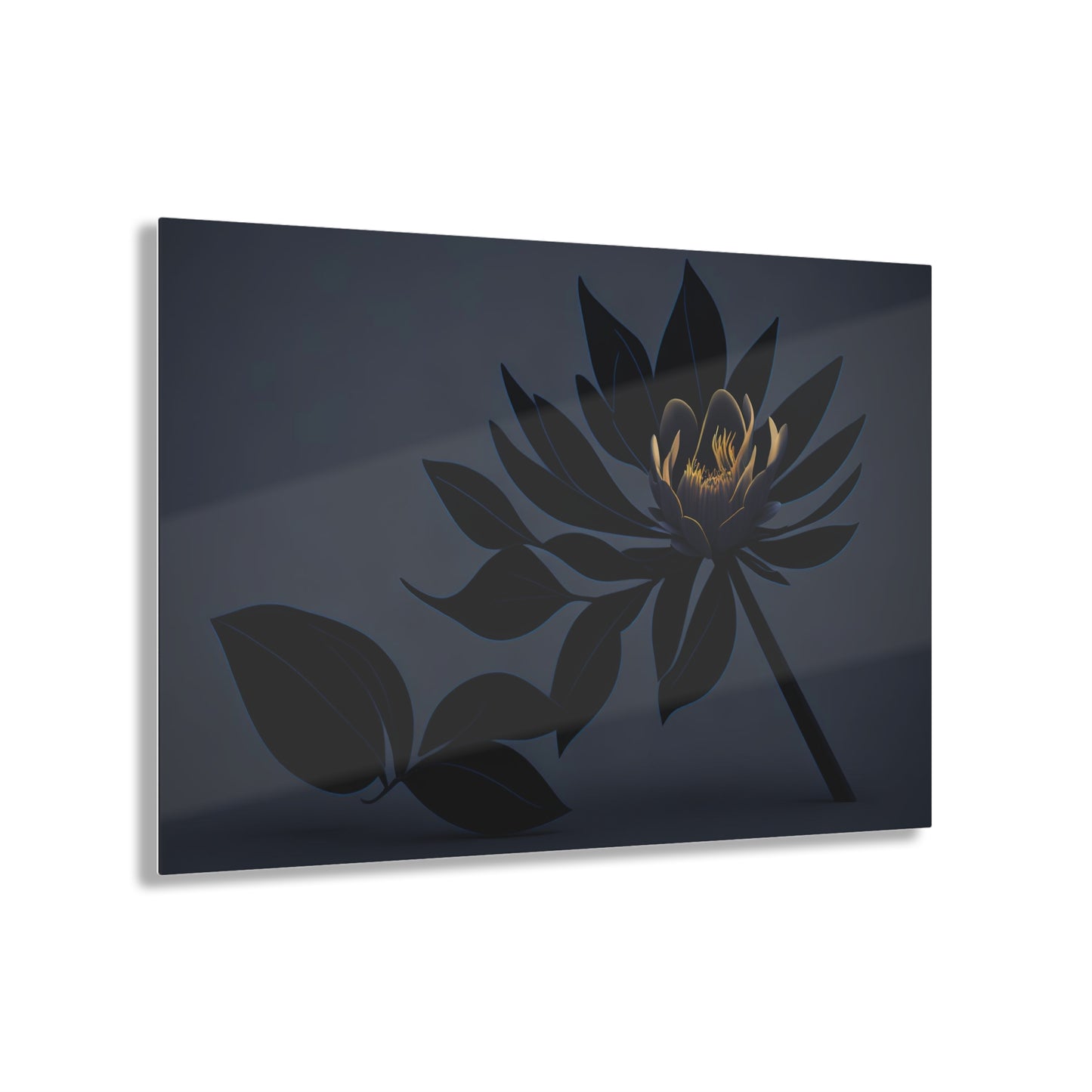 Dark Flower Acrylic Wall art Collection of Wall Art Panels portraying dark flowers with a gothic theme for those dark art lovers 1/6