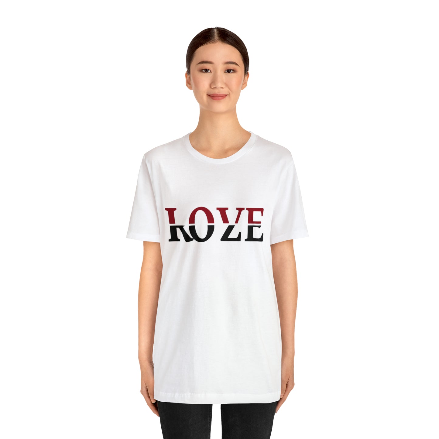 Love Roze unisex jersey short sleeve tee available in 7 gorgeous colors