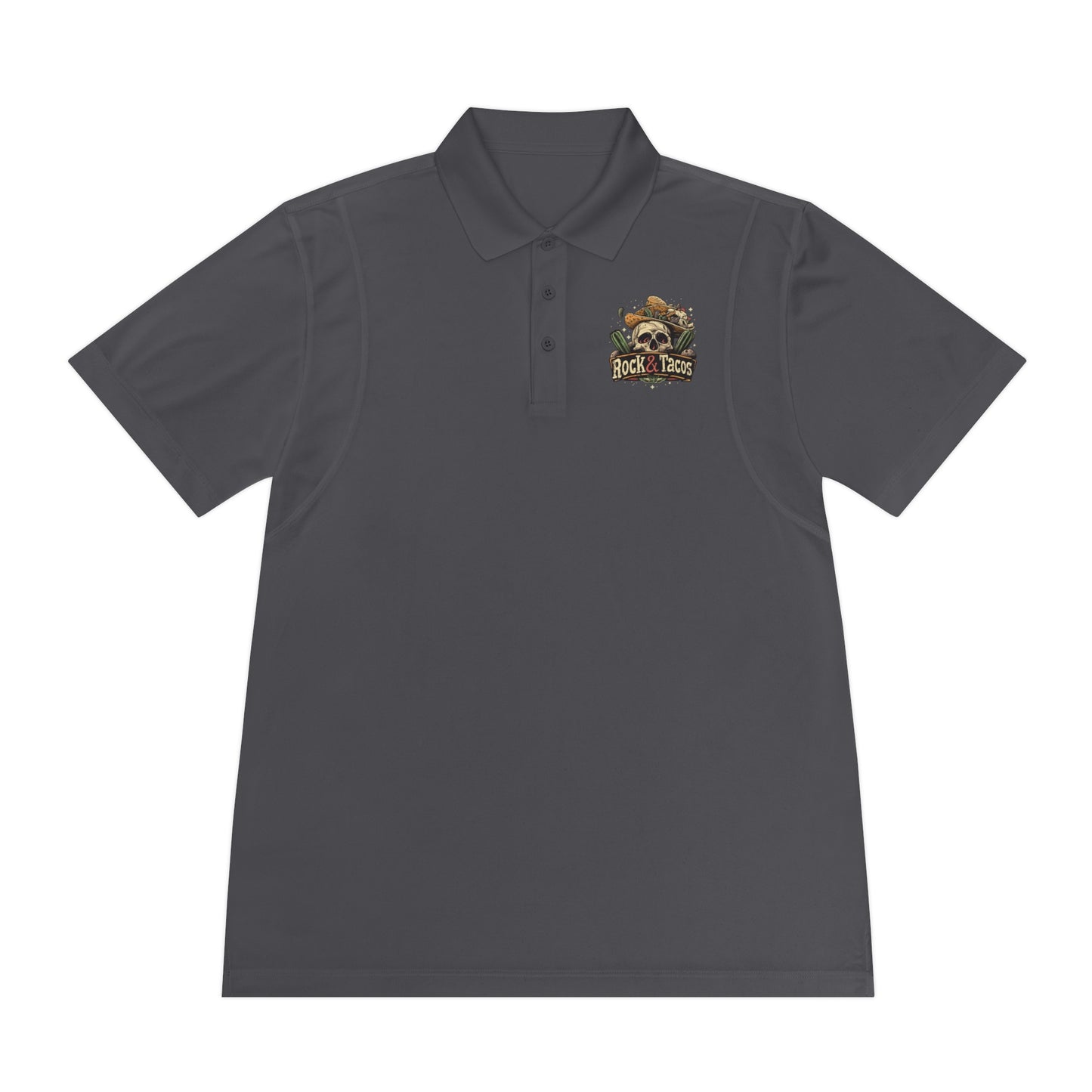 Rock & Taco's by Duane Tyree Men's Sport Polo Shirt