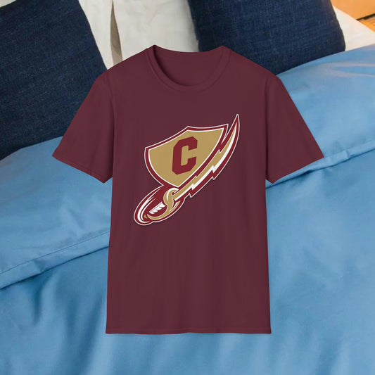 Keller Central Chargers high school Adult sized Unisex Softstyle T-Shirt for NWISD NISD in Keller