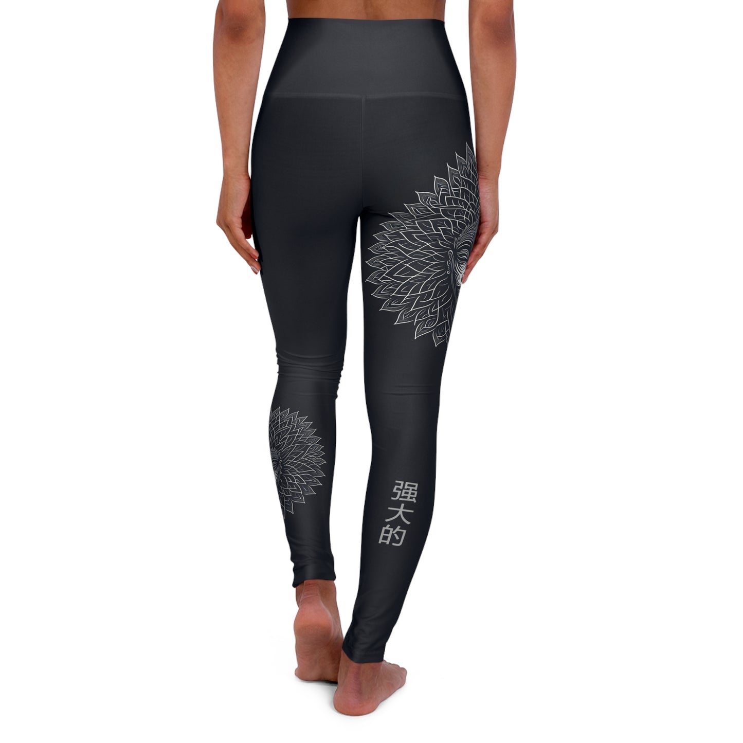 Chinese Powerful Yoga Leggings Mandala sun yoga pants for working out with zen