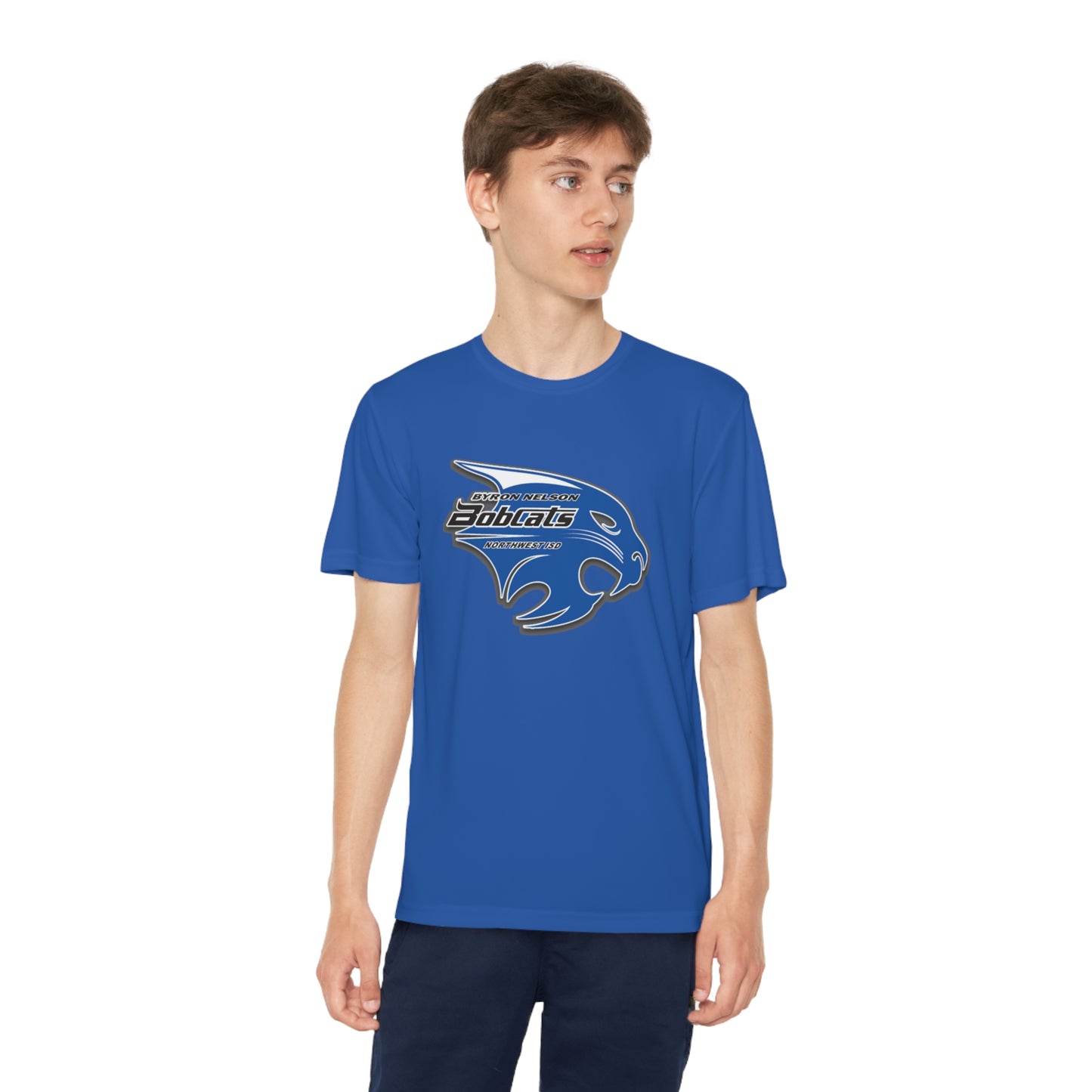 Byron Nelson Bobcats Youth Competitor Tee Keller NWISD Athletic fitting sports Tee