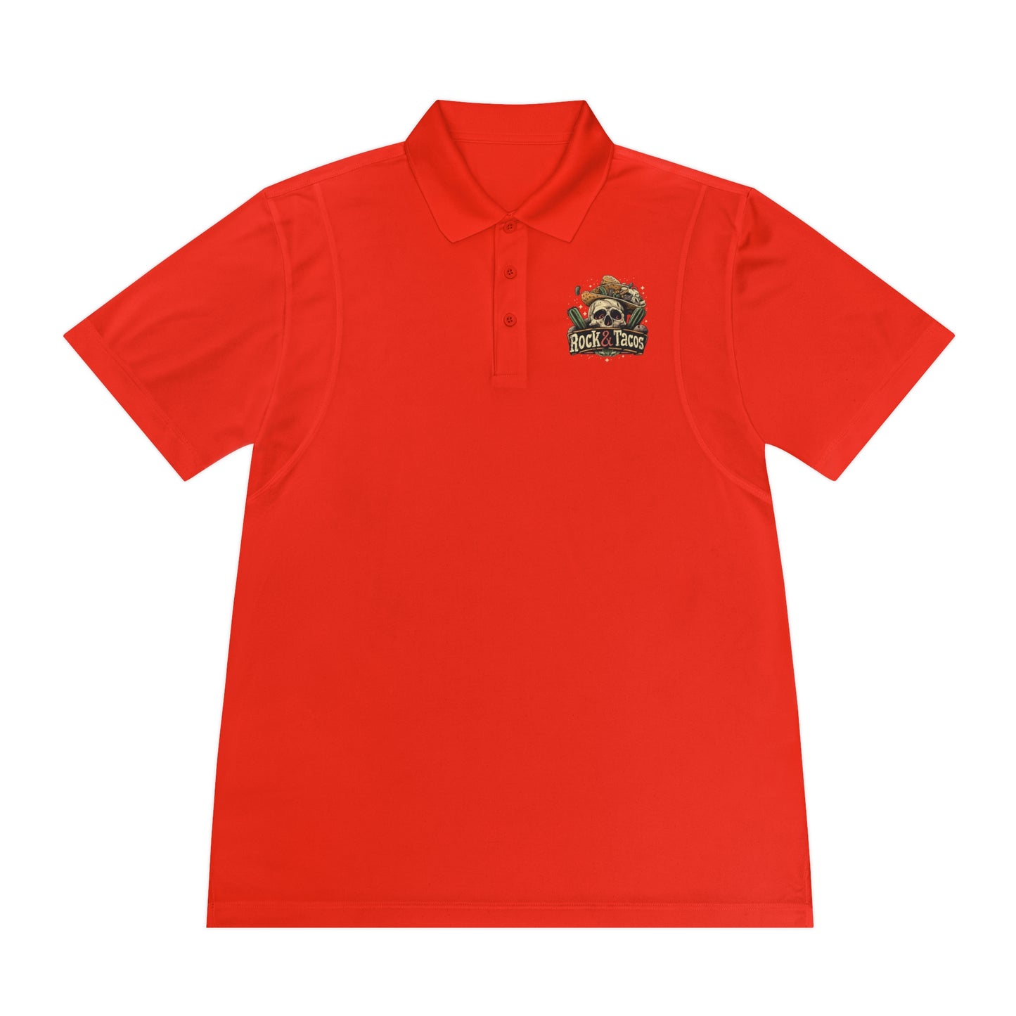 Rock & Taco's by Duane Tyree Men's Sport Polo Shirt