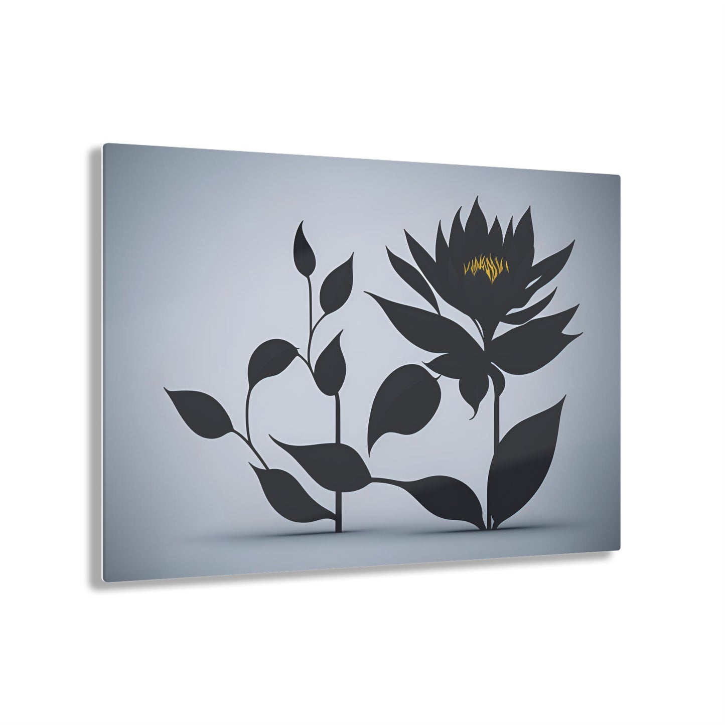 Dark Flower Acrylic Wall art Collection of Wall Art Panels portraying dark flowers with a gothic theme for those dark art lovers 2/6