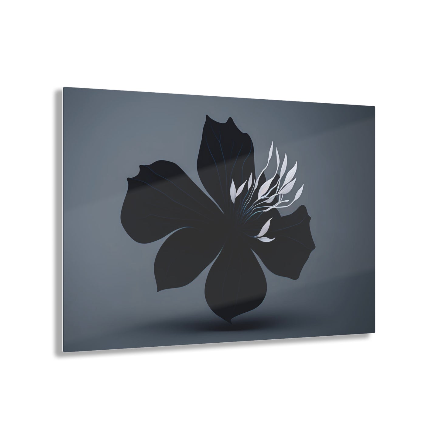 Dark Flower Acrylic Wall art Collection of Wall Art Panels portraying dark flowers with a gothic theme for those dark art lovers 3/6