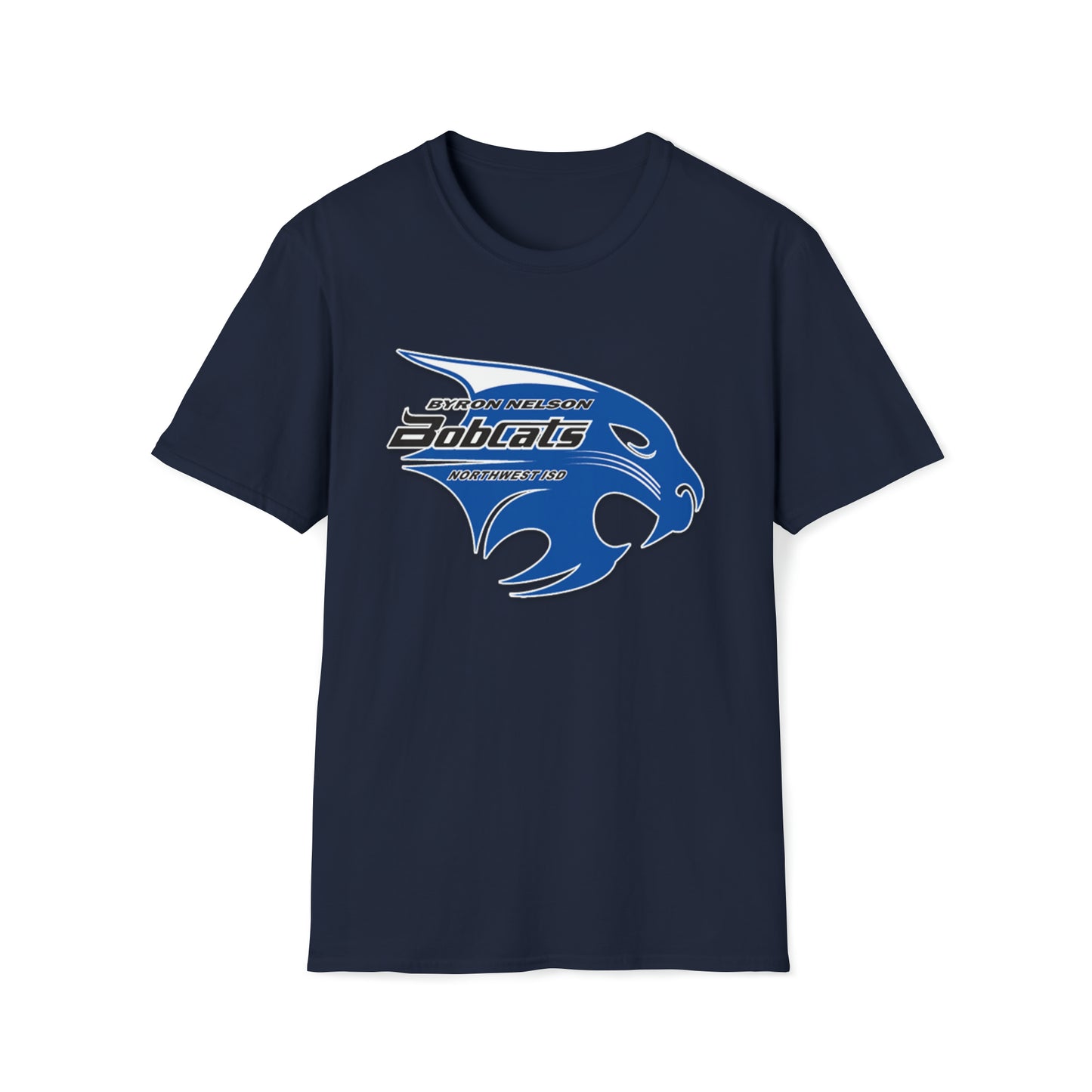 Byron Nelson Bobcats Adult sized Unisex Softstyle T-Shirt for NWISD Keller