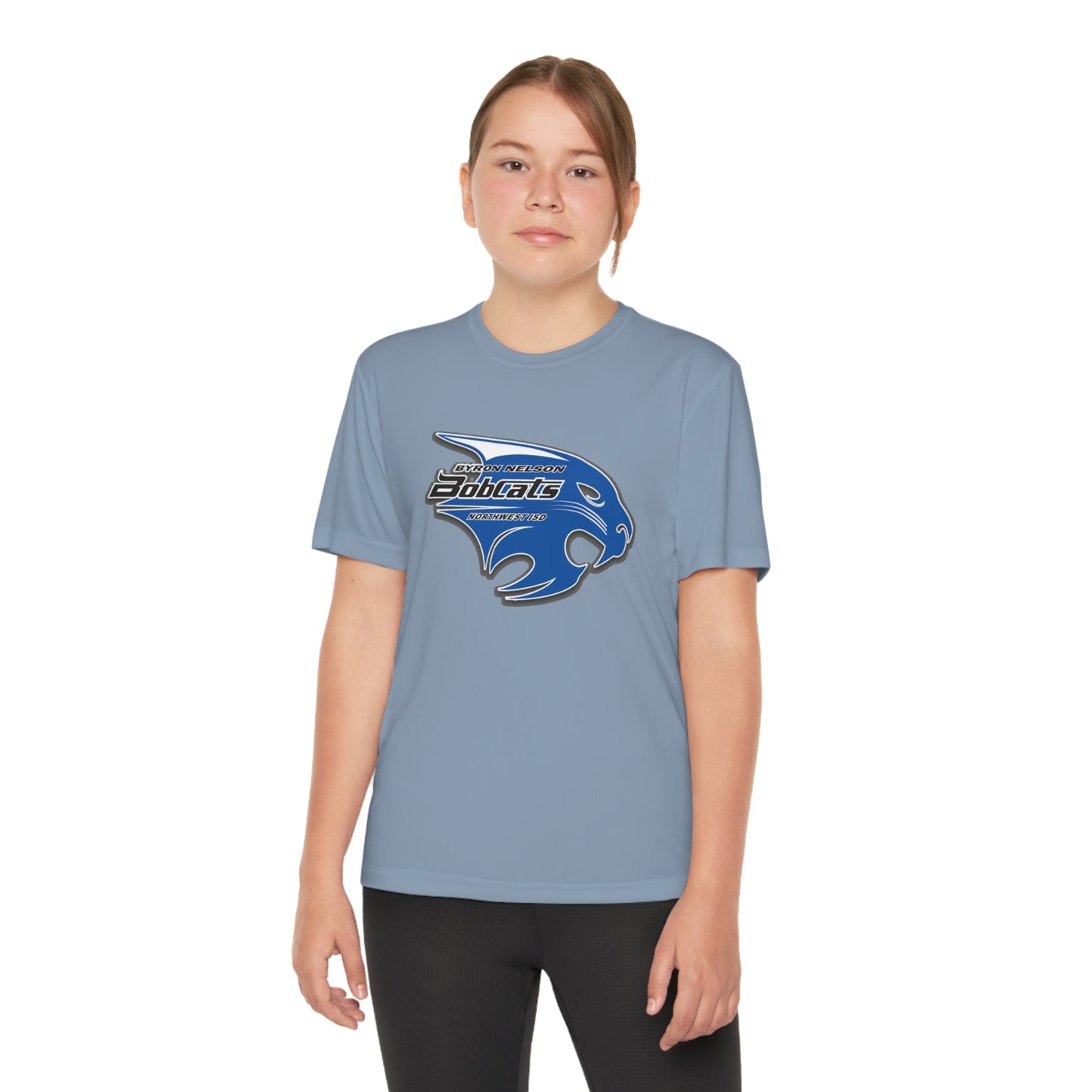 Byron Nelson Bobcats Youth Competitor Tee Keller NWISD Athletic fitting sports Tee