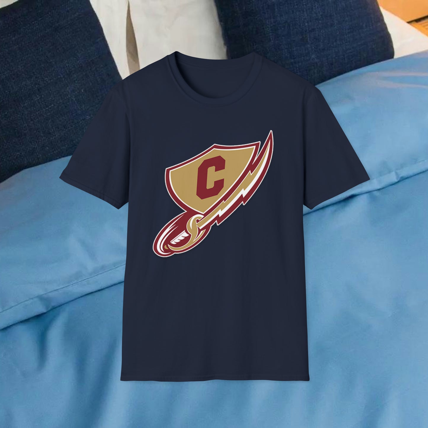 Keller Central Chargers high school Adult sized Unisex Softstyle T-Shirt for NWISD NISD in Keller