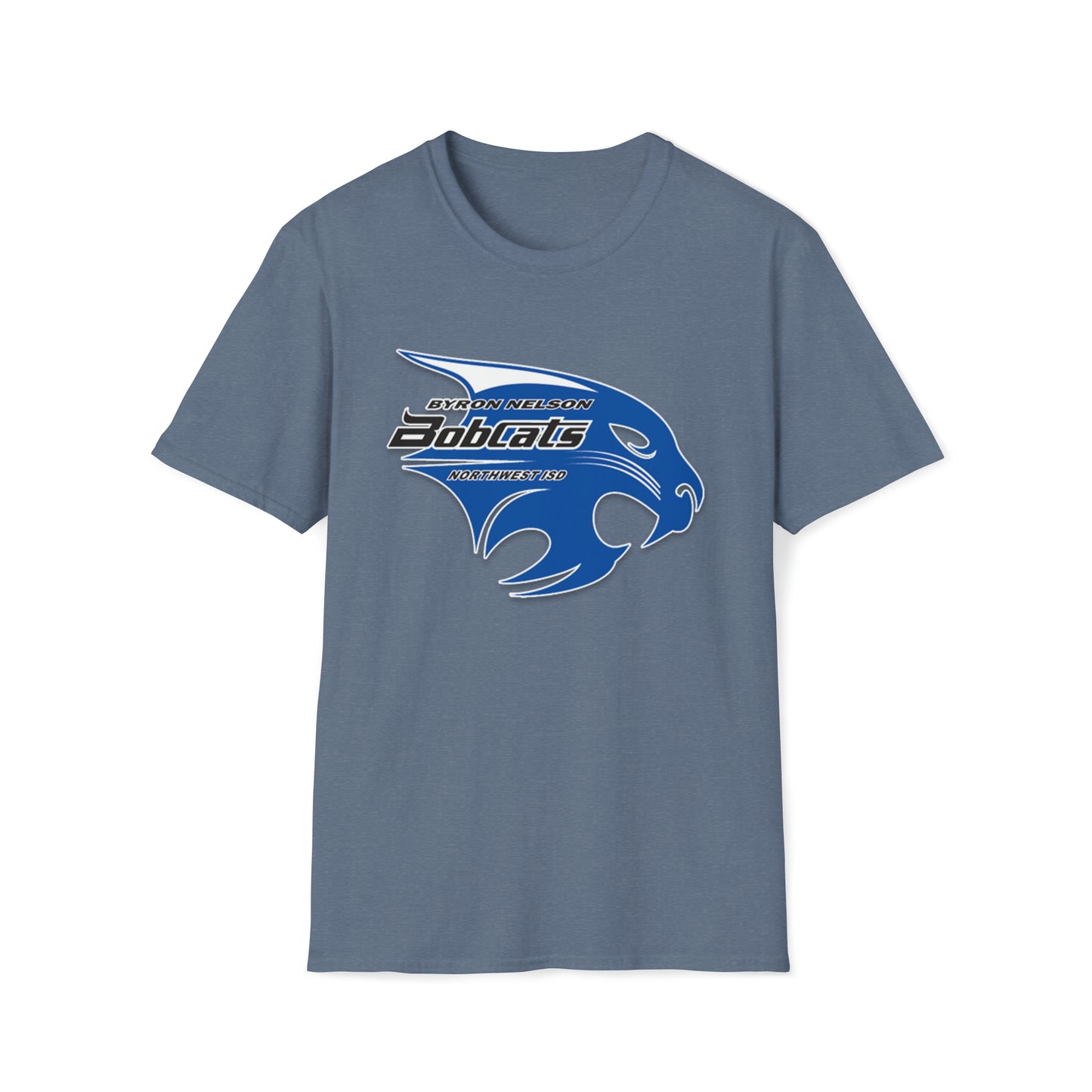 Byron Nelson Bobcats Adult sized Unisex Softstyle T-Shirt for NWISD Keller