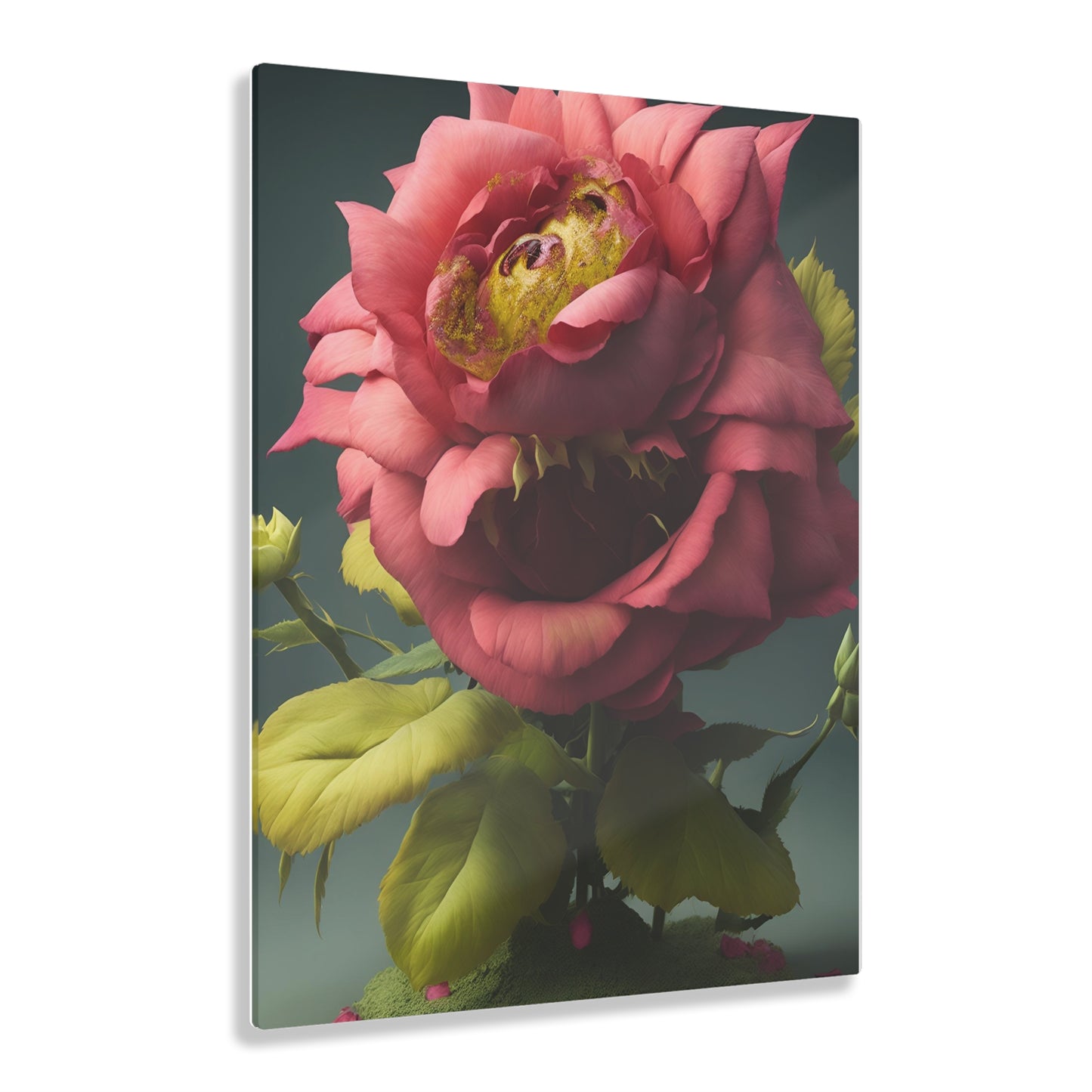 Monster Flower Art Panels for the kids room acrylic wall Art for the playroom or collectable monsters art 8/10