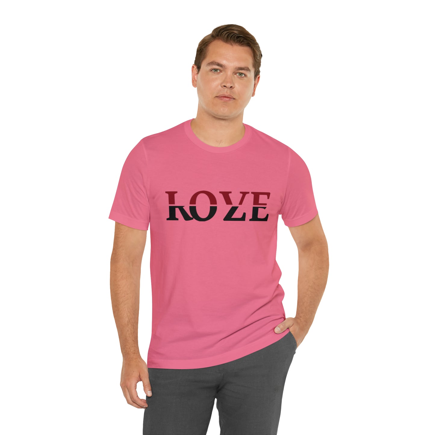 Love Roze unisex jersey short sleeve tee available in 7 gorgeous colors