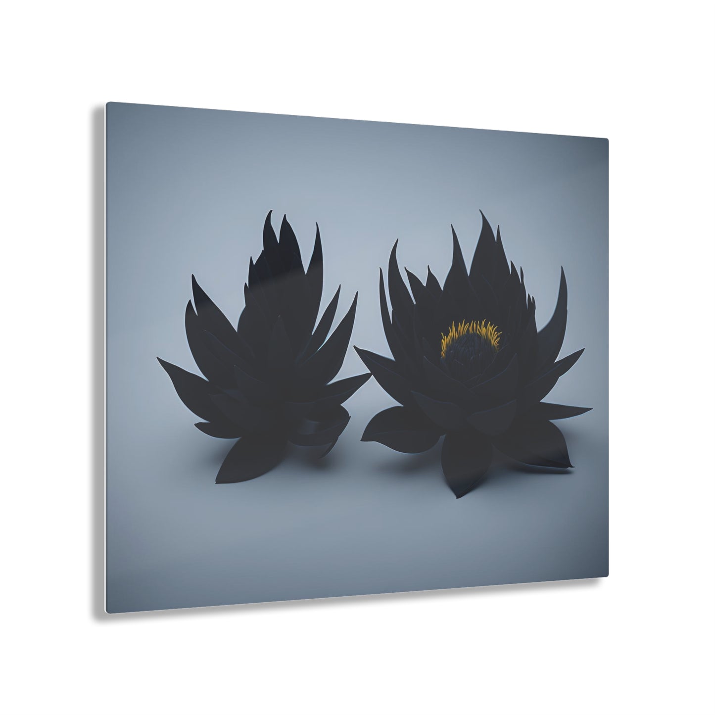 Dark Flower Acrylic Wall art Collection of Wall Art Panels portraying dark flowers with a gothic theme for those dark art lovers 5/6