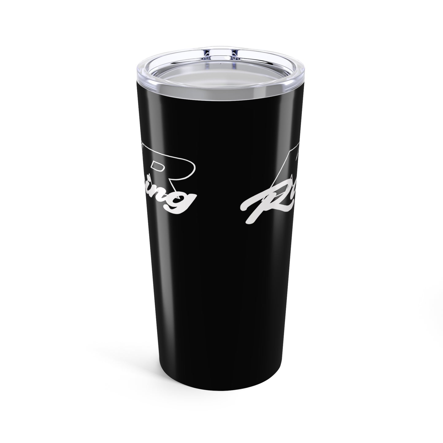 K&R Racing Black 20oz Tumbler - Stylish Insulated Drinkware for Road Trips & Everyday Use