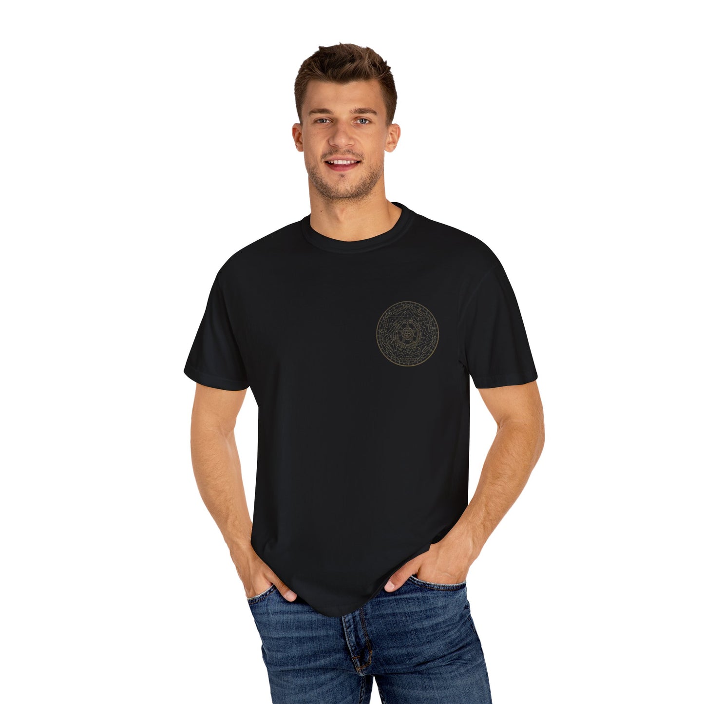 Garment-Dyed Graphic T-Shirt for Mystics | Cool Unisex Tee | Vintage Style | Festival Clothing | Unique Gift