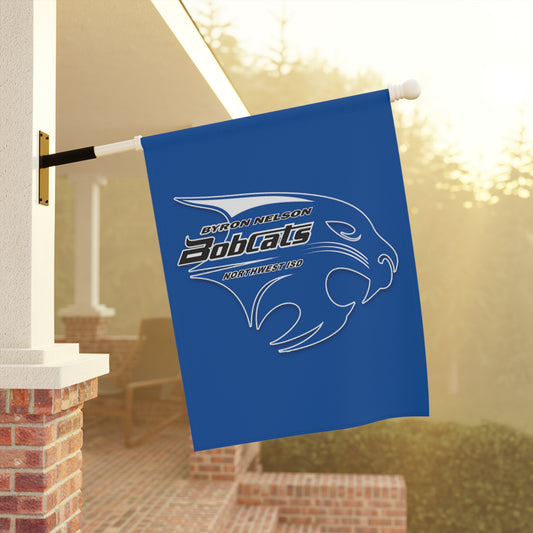 Byron Nelson Bobcats NWISD Flag or Banner two options to show your Keller Charger team spirit available in 2 sizes.