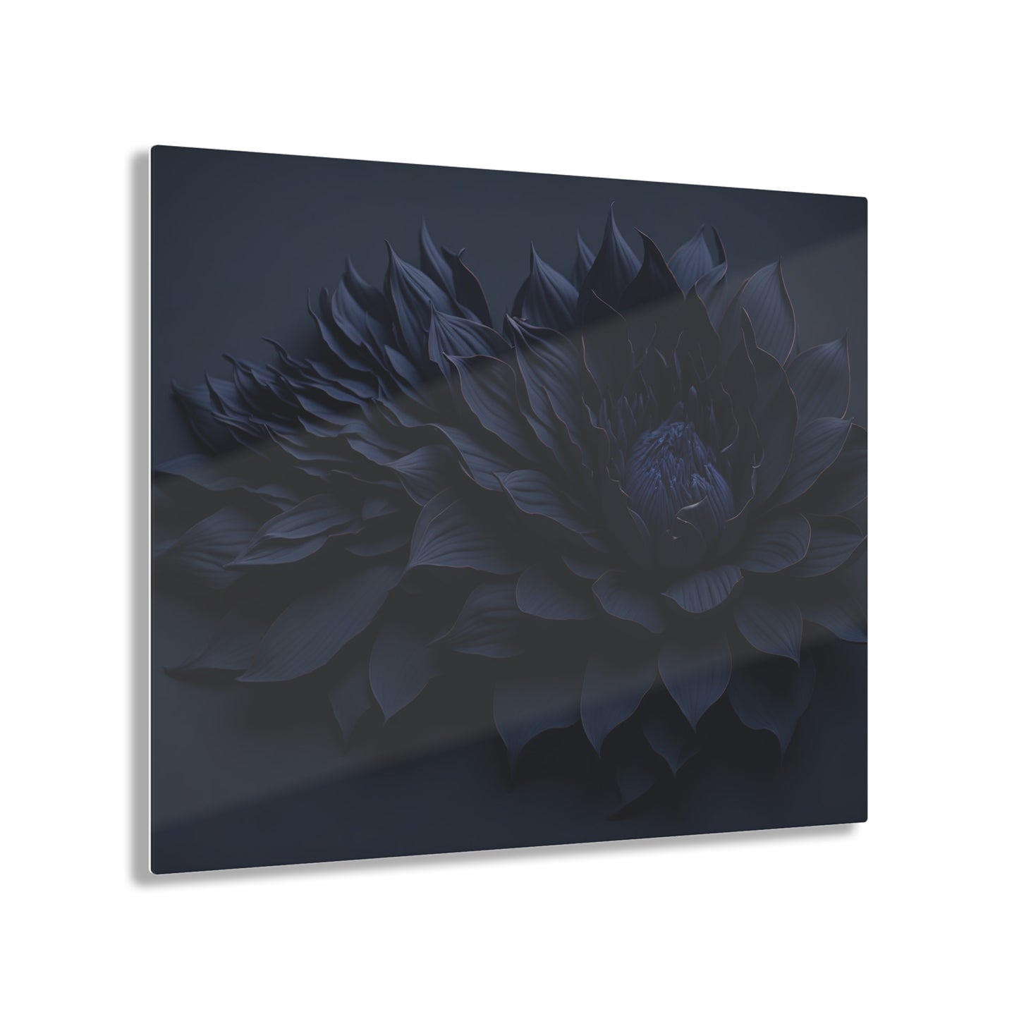 Darkest Flower Acrylic Wall art Collection of Wall Art Panels portraying dark flowers with a gothic theme for those dark art lovers 1/6