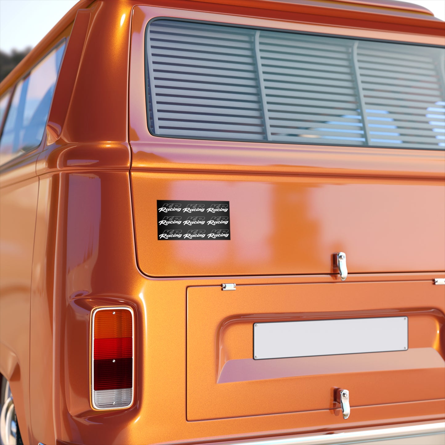 K&R Racing Bumper Stickers - Perfect for Car Enthusiasts and Racing Fans