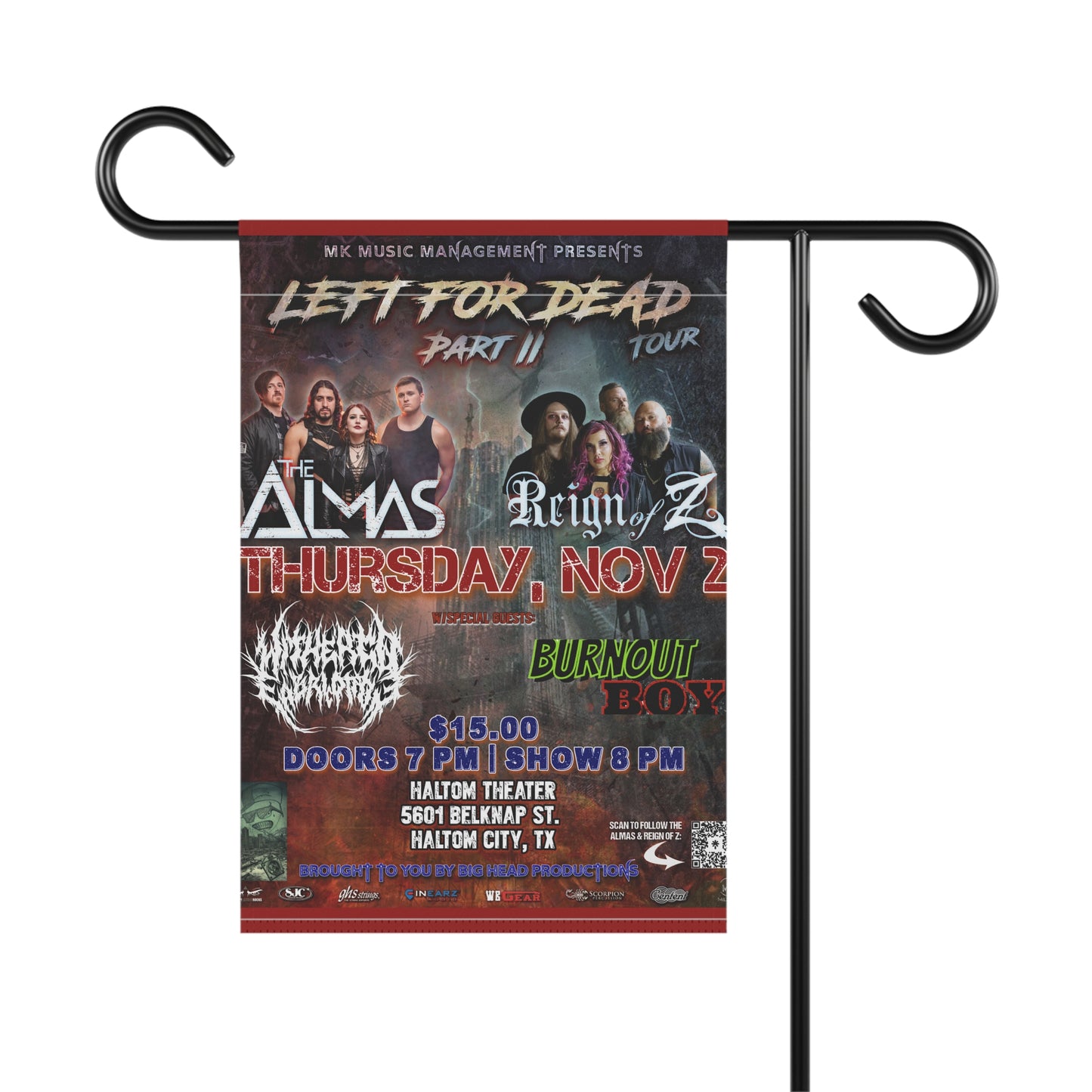 Left for Dead II Flag or Banner (pole not included) for Big Head Productions