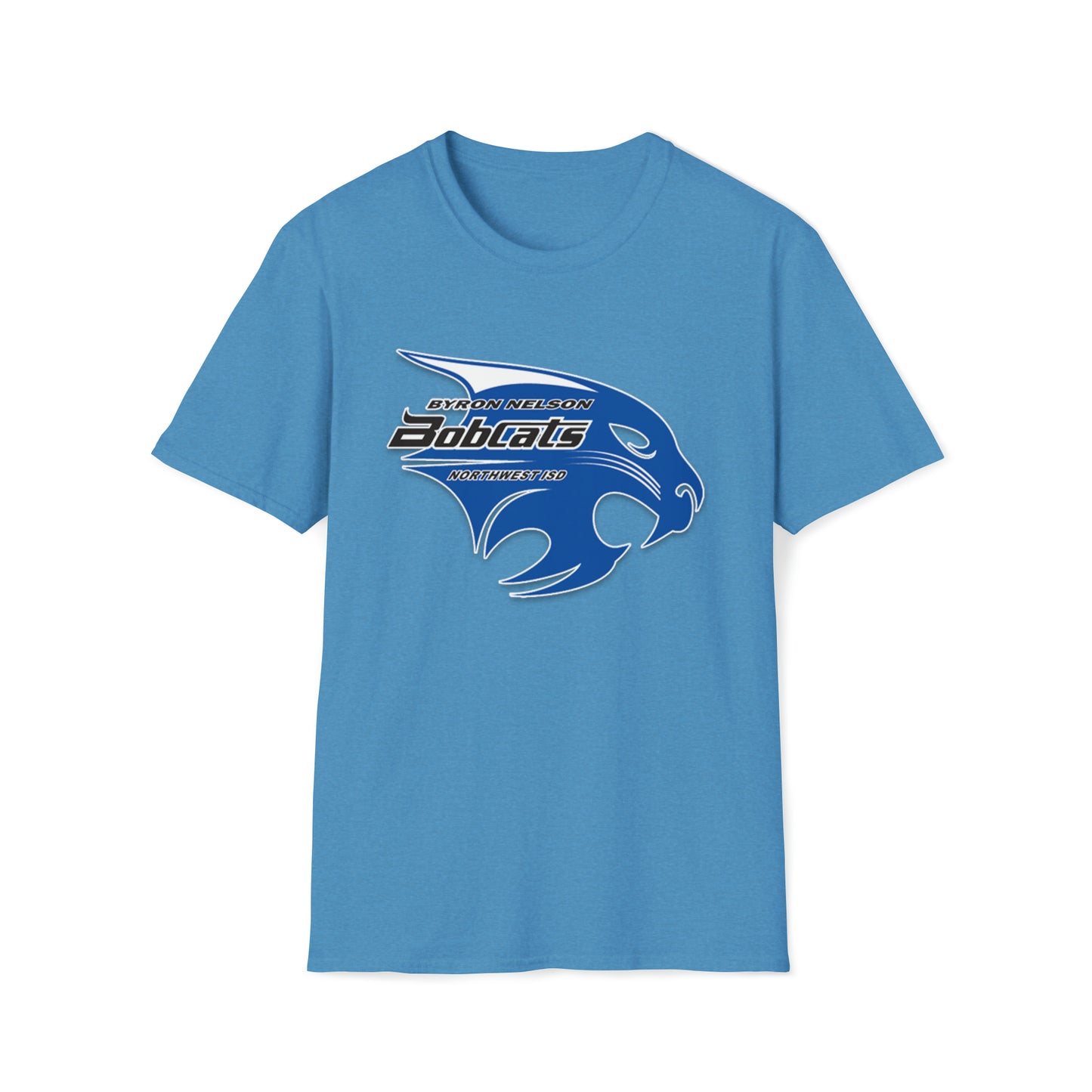 Byron Nelson Bobcats Adult sized Unisex Softstyle T-Shirt for NWISD Keller