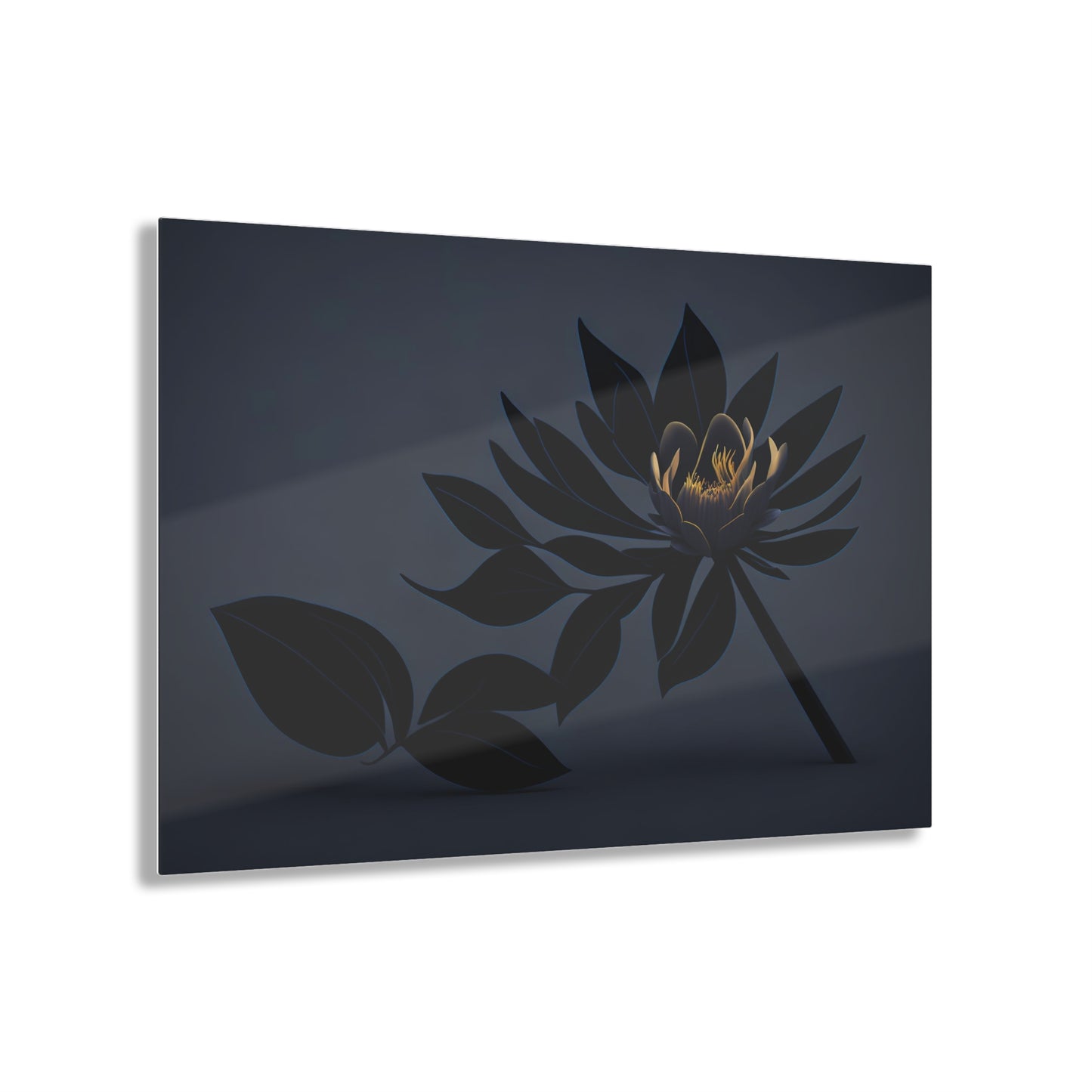 Dark Flower Acrylic Wall art Collection of Wall Art Panels portraying dark flowers with a gothic theme for those dark art lovers 1/6