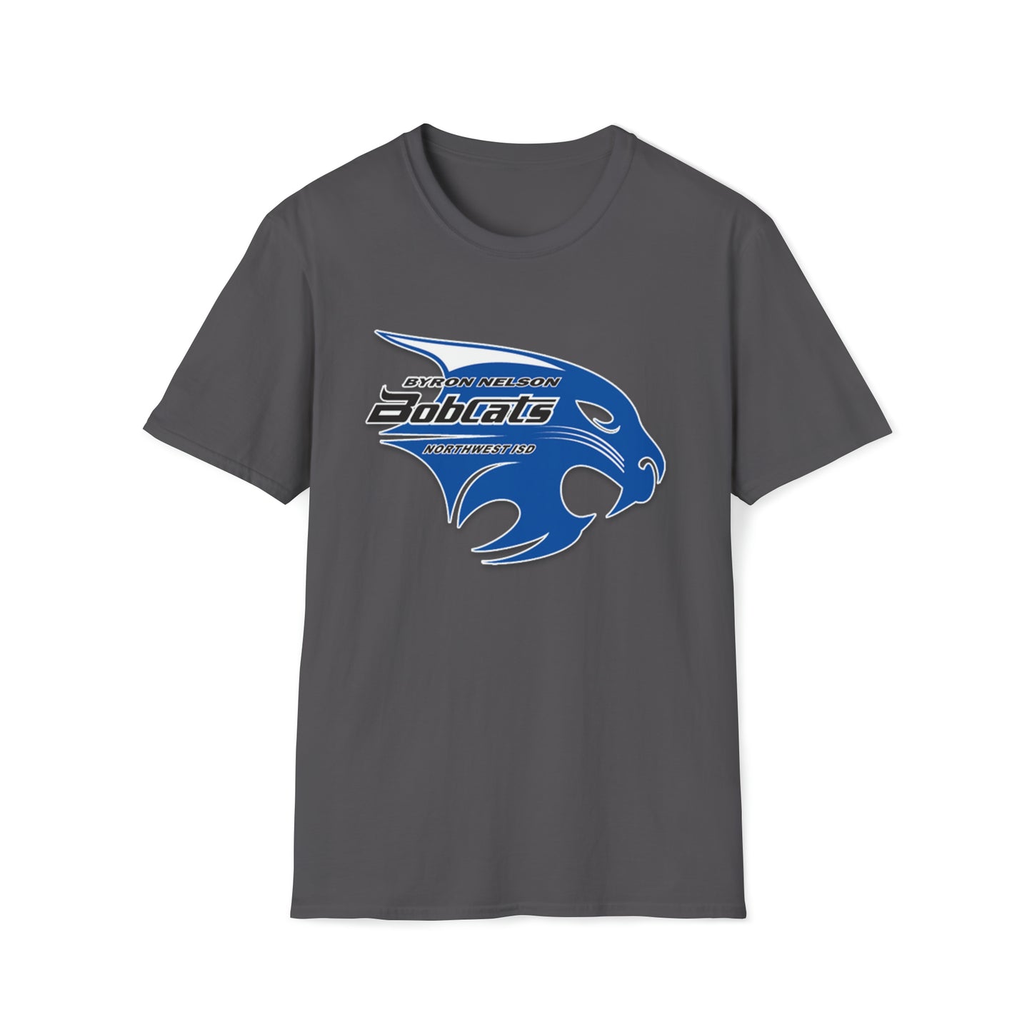 Byron Nelson Bobcats Adult sized Unisex Softstyle T-Shirt for NWISD Keller