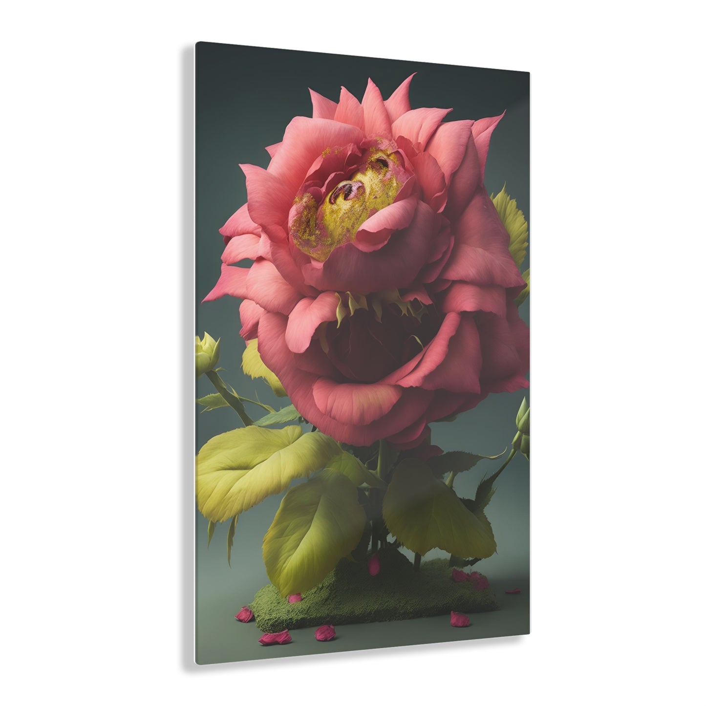 Monster Flower Art Panels for the kids room acrylic wall Art for the playroom or collectable monsters art 8/10