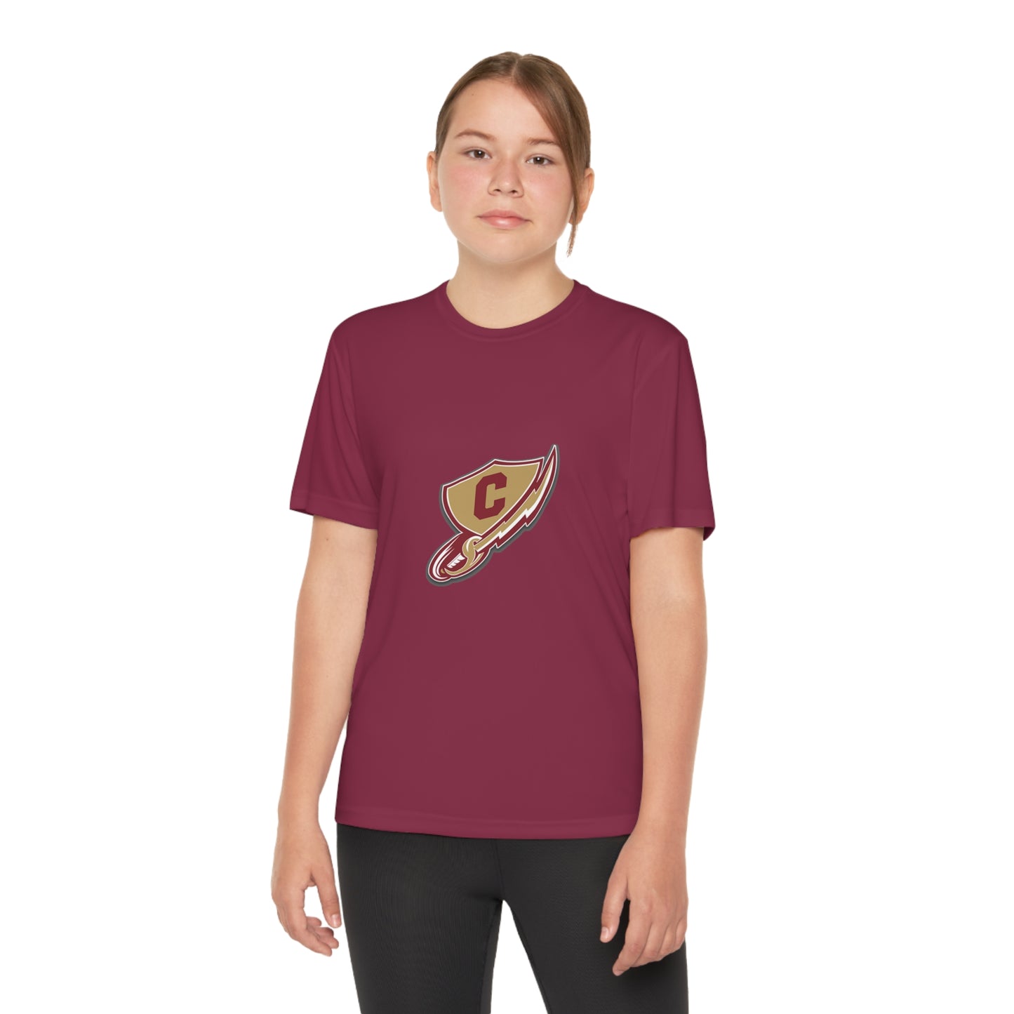 Keller Central Chargers High School Youth Competitor Tee Keller NWISD NISD High School Athletic fitting sports Tee