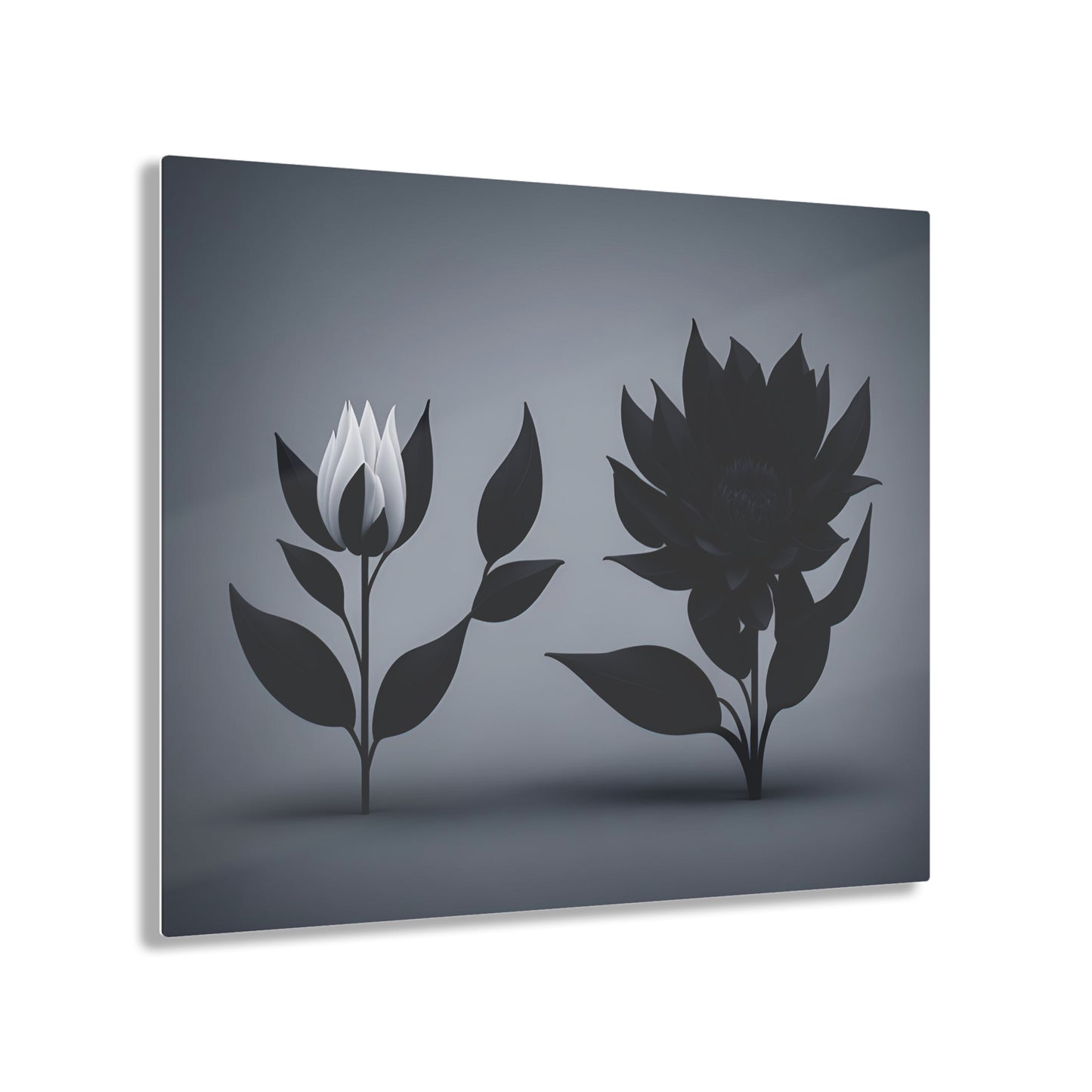 Dark Flower Acrylic Wall art Collection of Wall Art Panels portraying dark flowers with a gothic theme for those dark art lovers 6/6