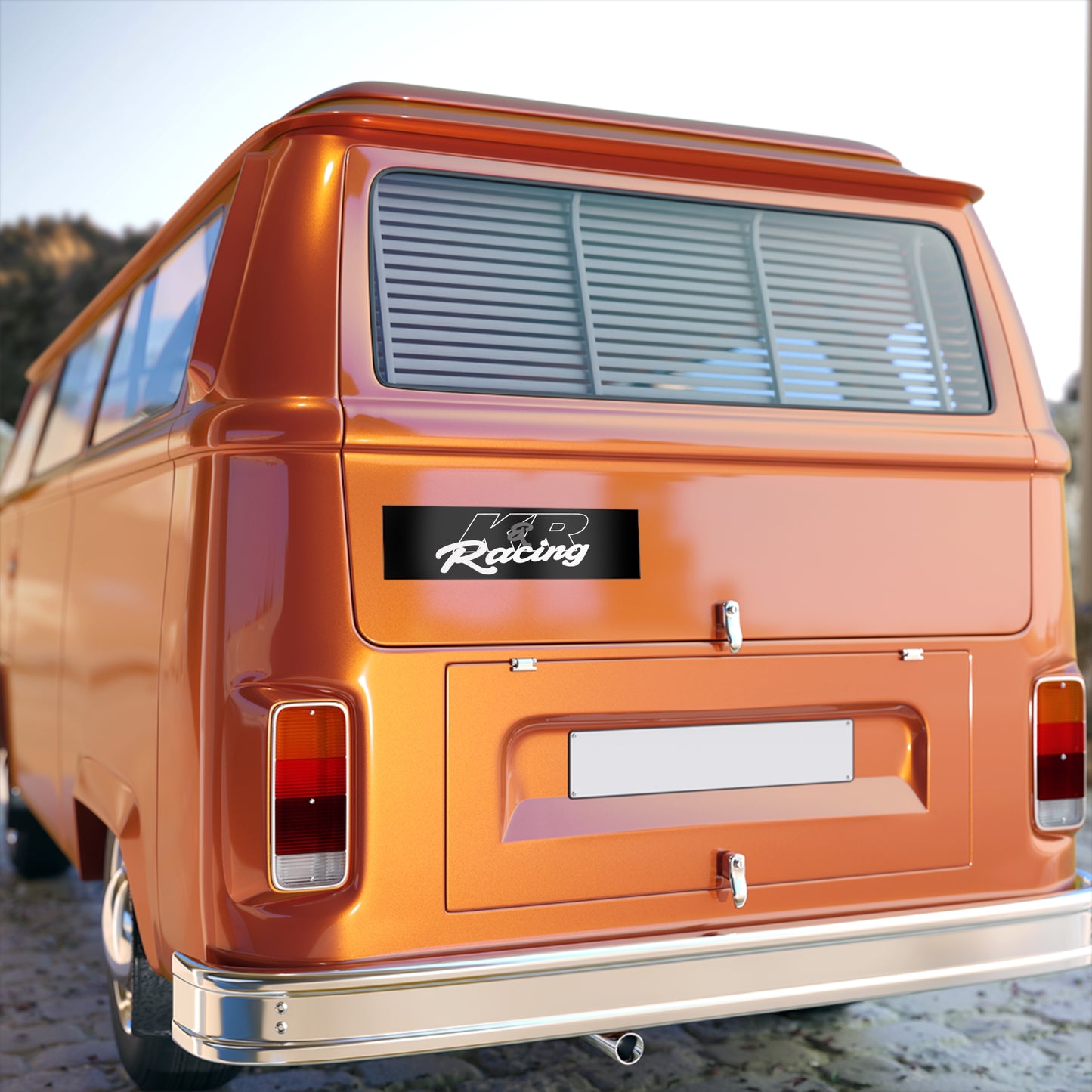 K&R Racing Bumper Stickers - Perfect for Car Enthusiasts and Racing Fans