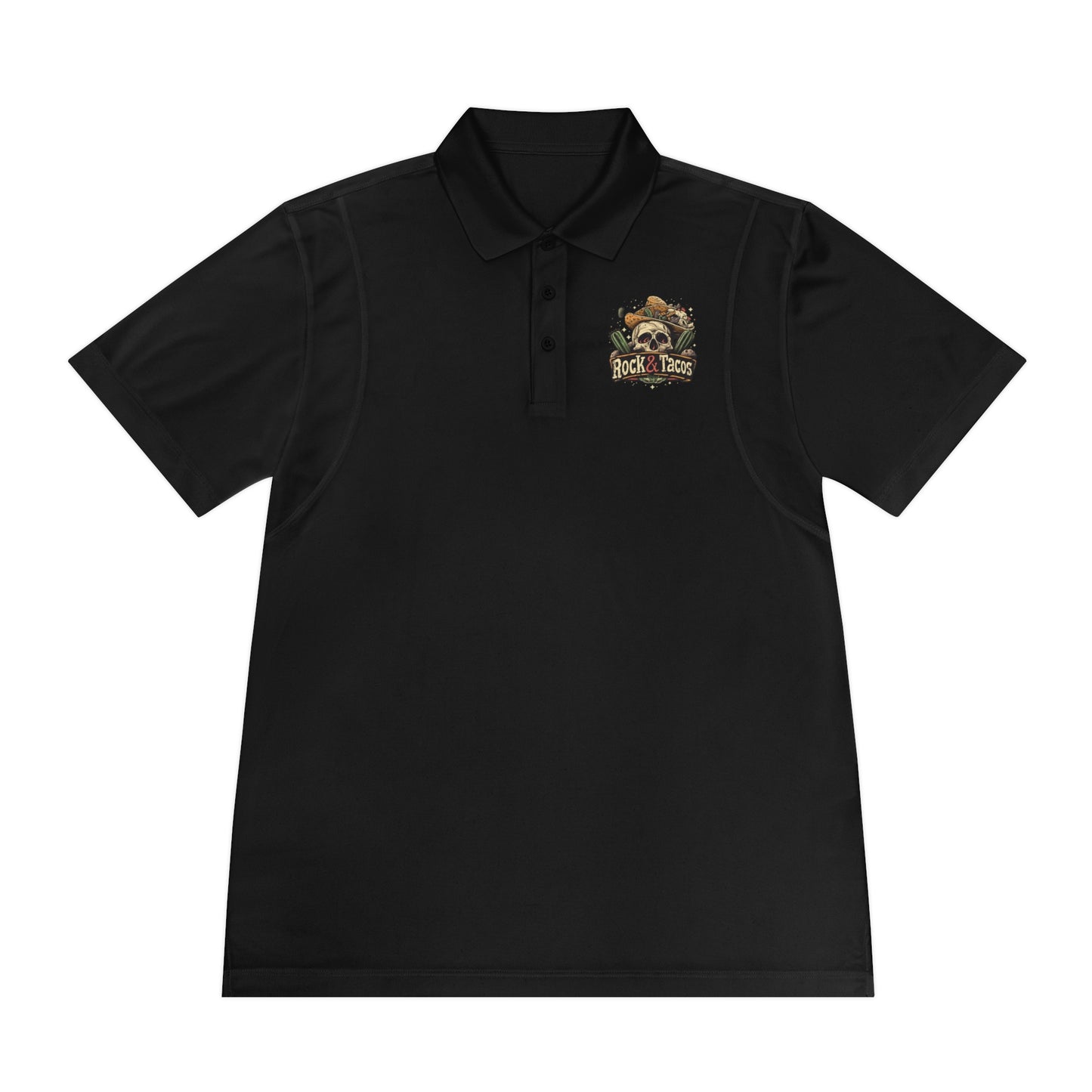 Rock & Taco's by Duane Tyree Men's Sport Polo Shirt