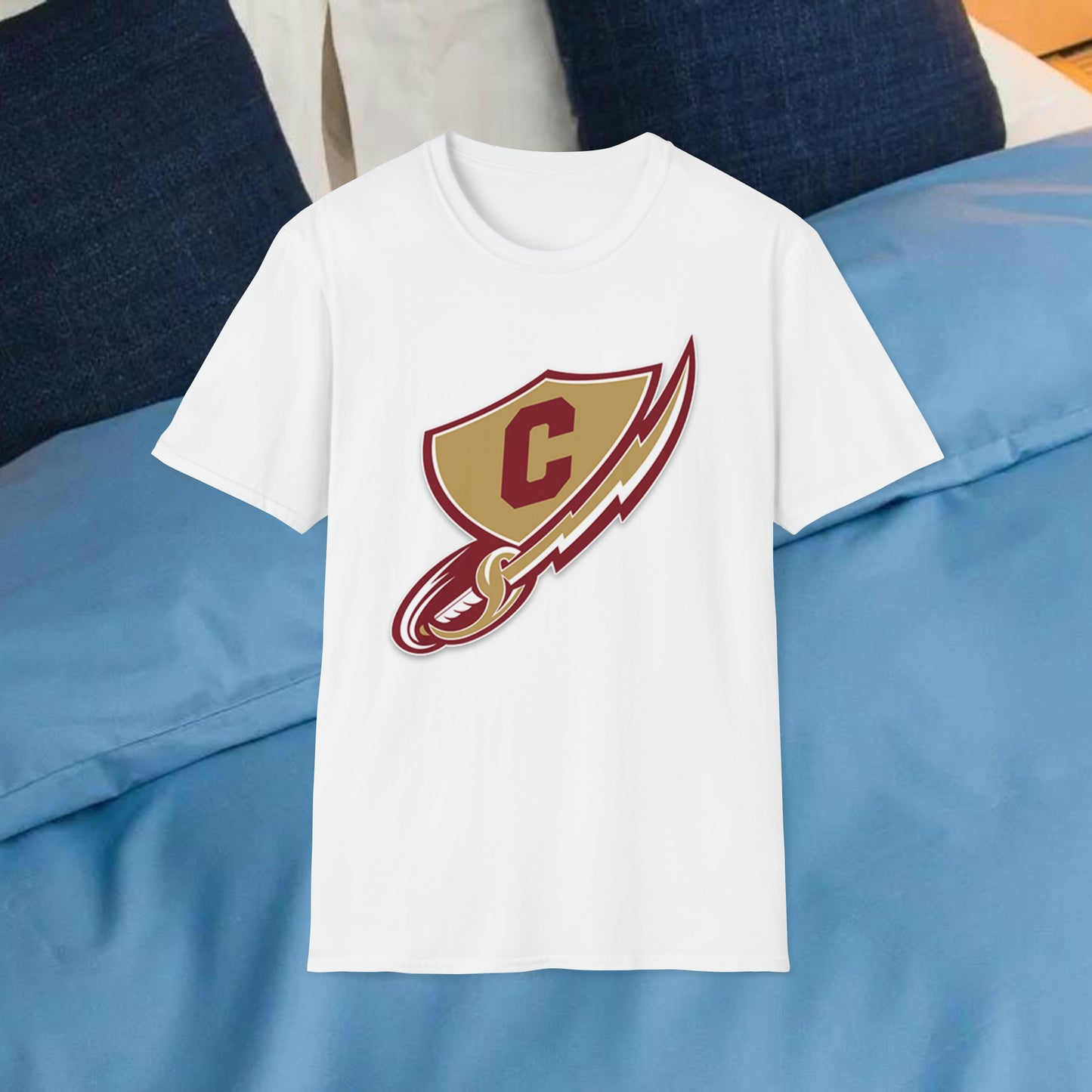 Keller Central Chargers high school Adult sized Unisex Softstyle T-Shirt for NWISD NISD in Keller