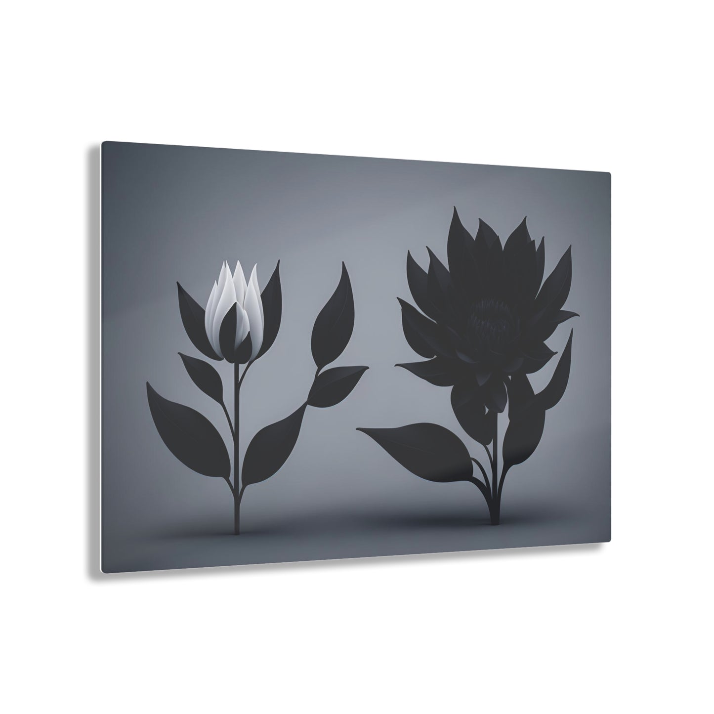 Dark Flower Acrylic Wall art Collection of Wall Art Panels portraying dark flowers with a gothic theme for those dark art lovers 6/6