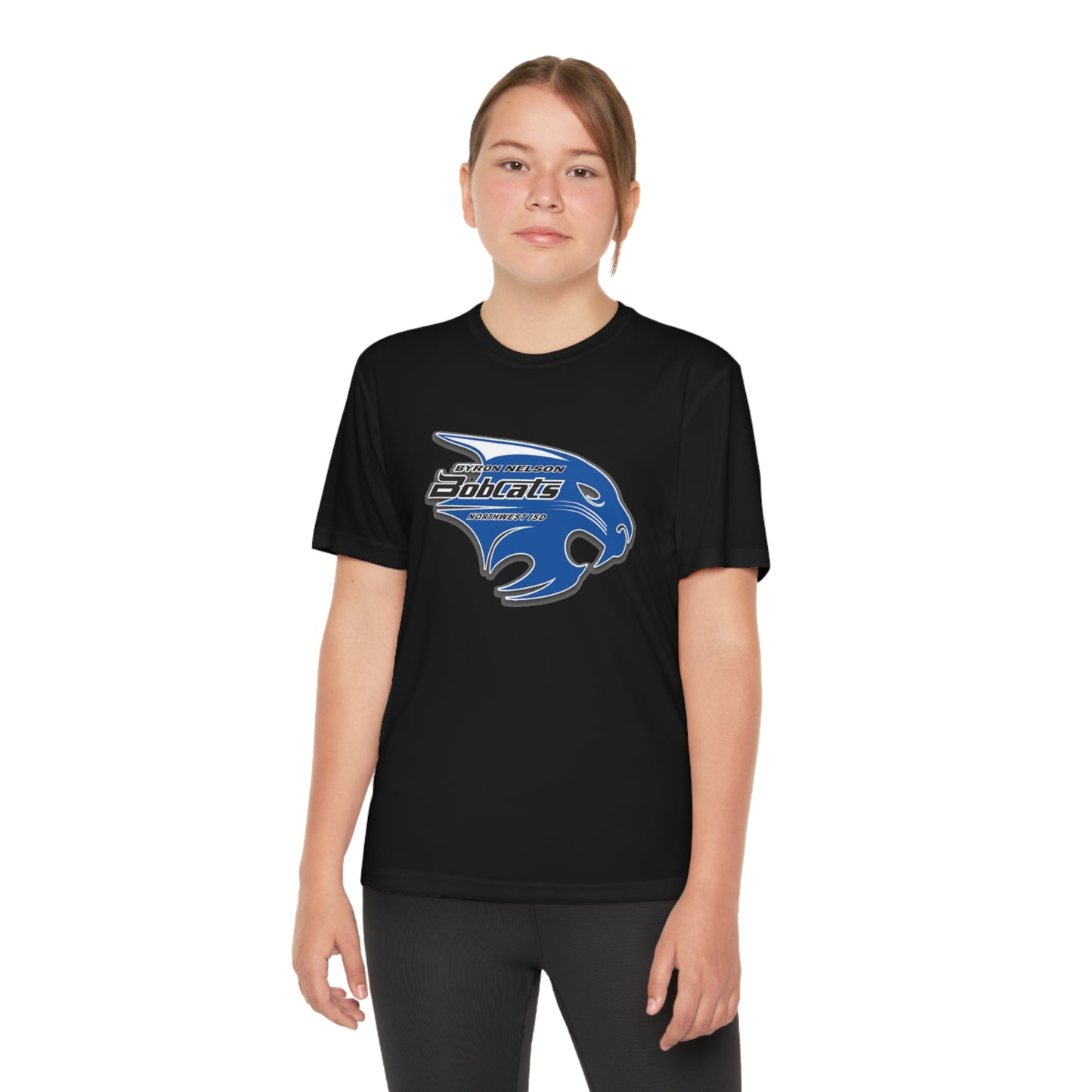 Byron Nelson Bobcats Youth Competitor Tee Keller NWISD Athletic fitting sports Tee